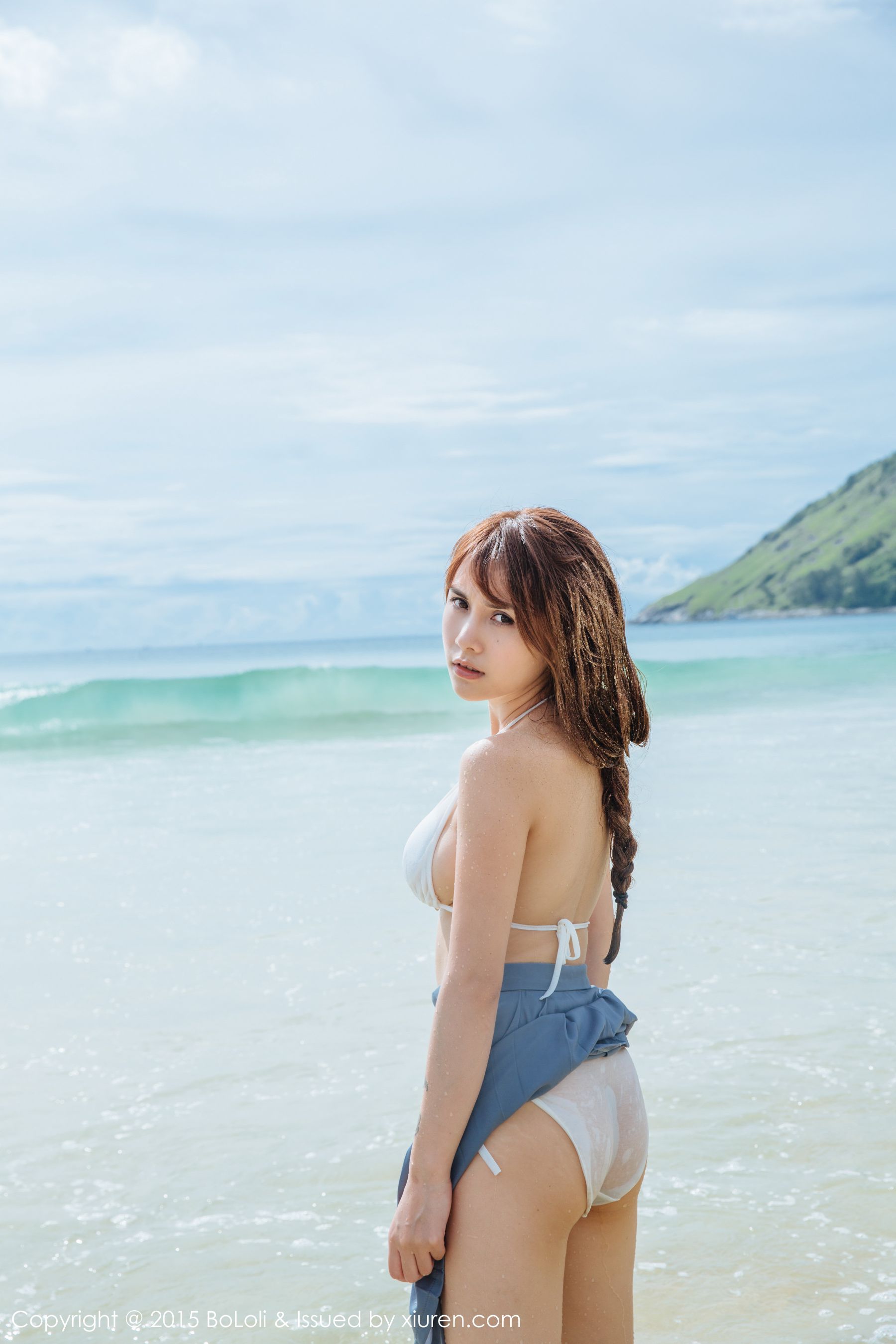 夏美酱《普吉岛旅拍》性感厨娘+海边水手装  Vol.077 写真集-图41