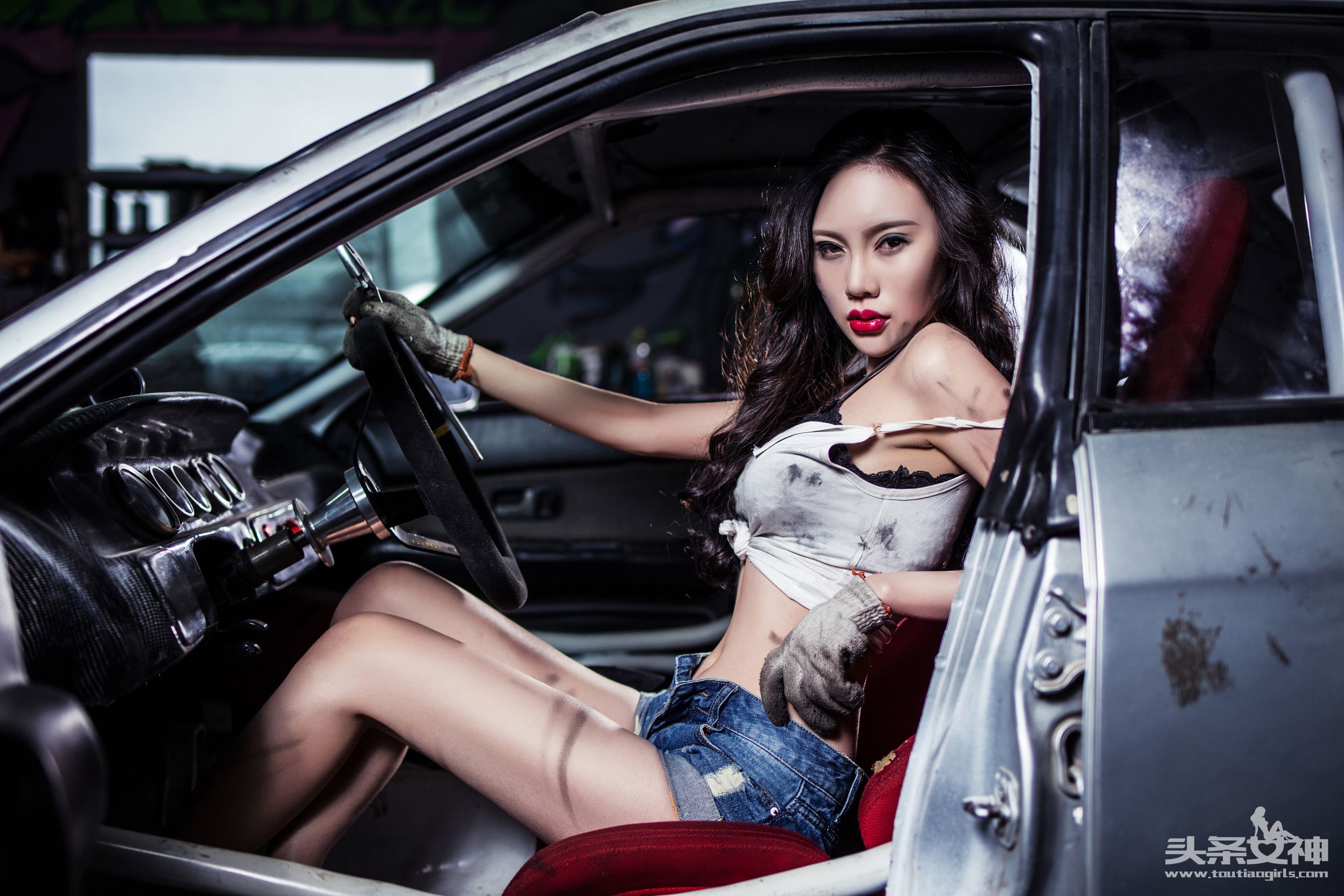米娅《修车美女》-图10