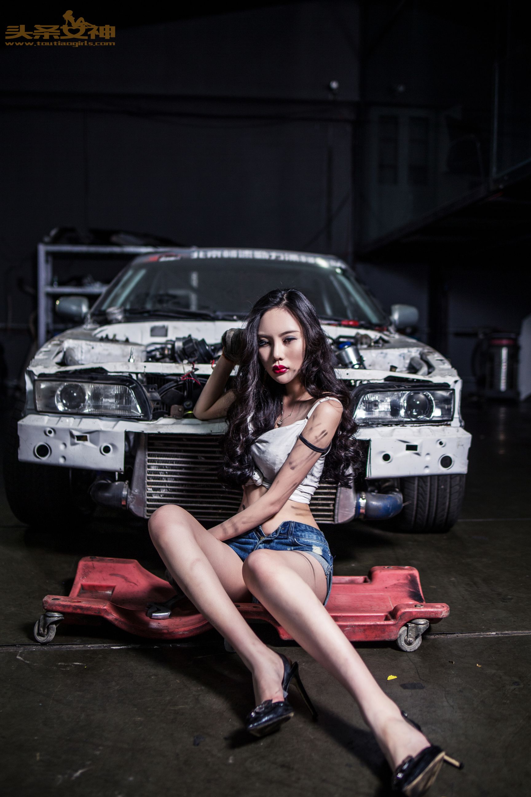 米娅《修车美女》-图15