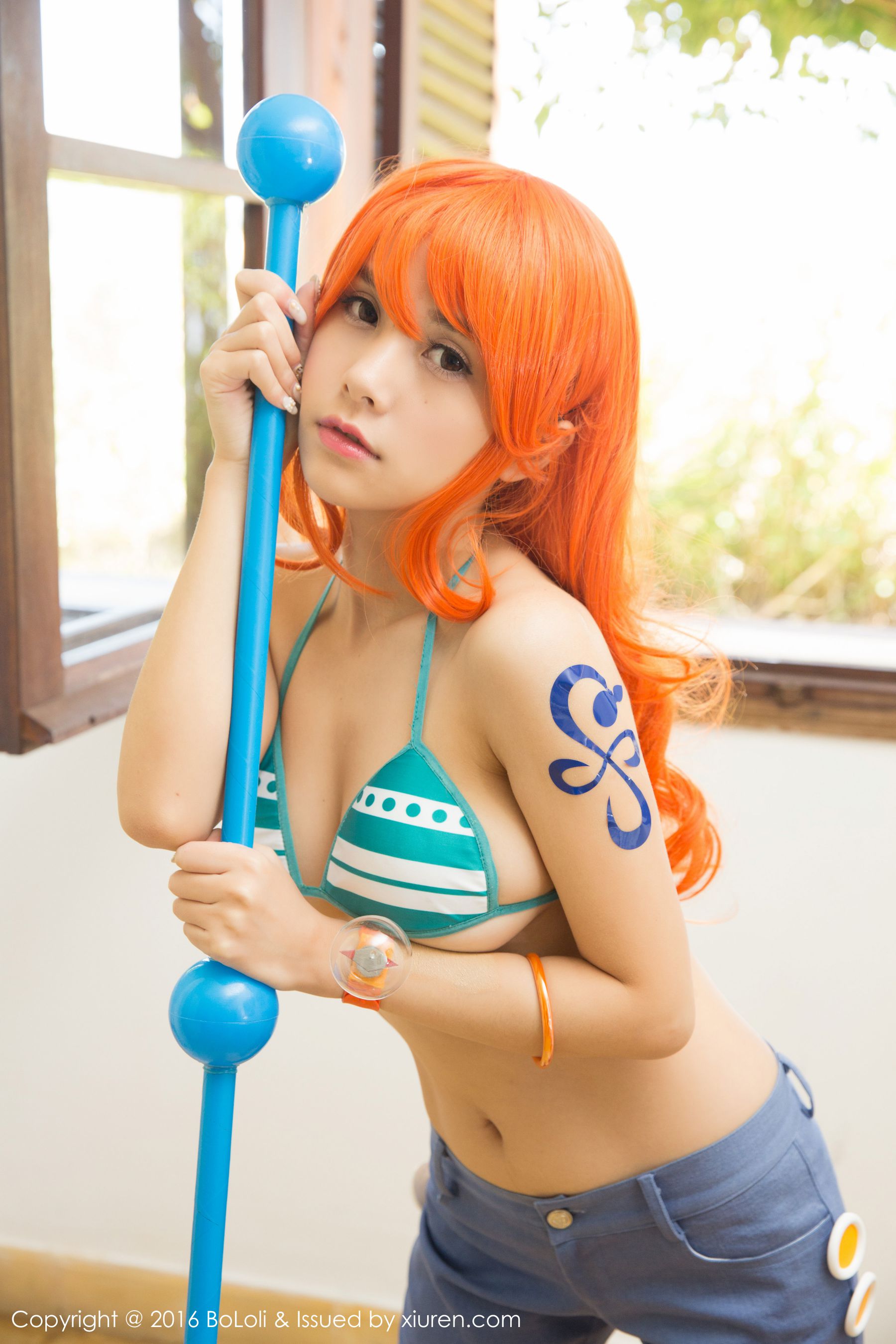 夏美酱《海贼王娜美COS》  Vol.090 写真集-图25