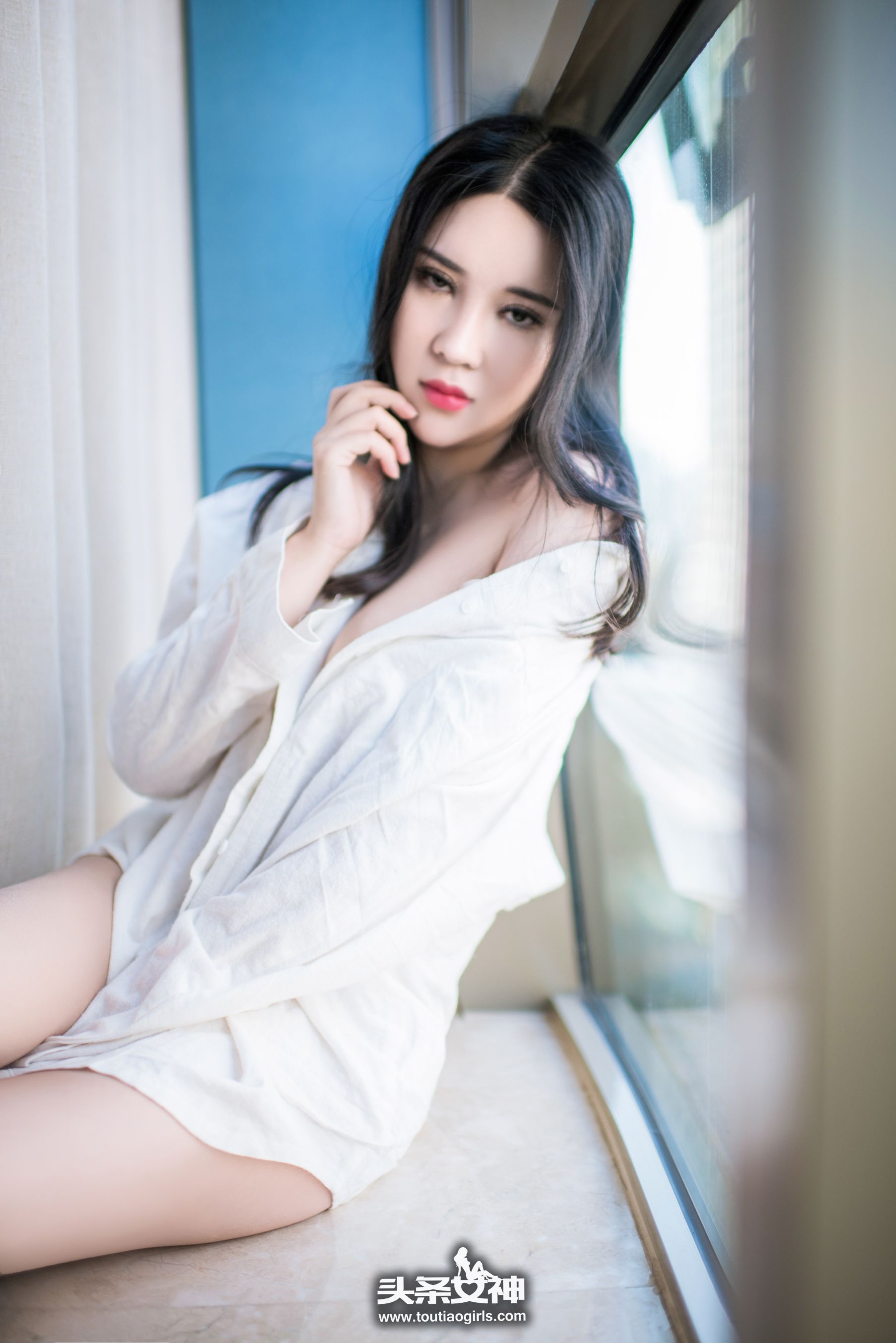 Sukki可儿《性感开发 热情白衬衣》-图9