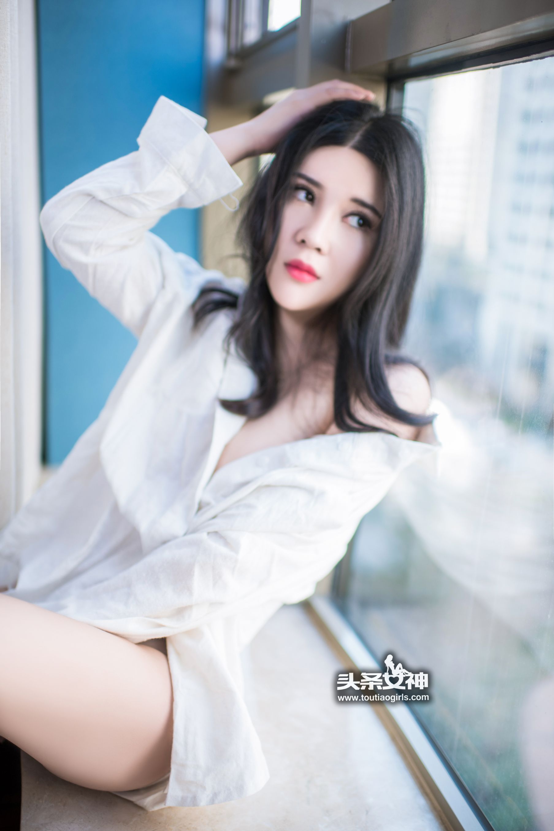 Sukki可儿《性感开发 热情白衬衣》-图14