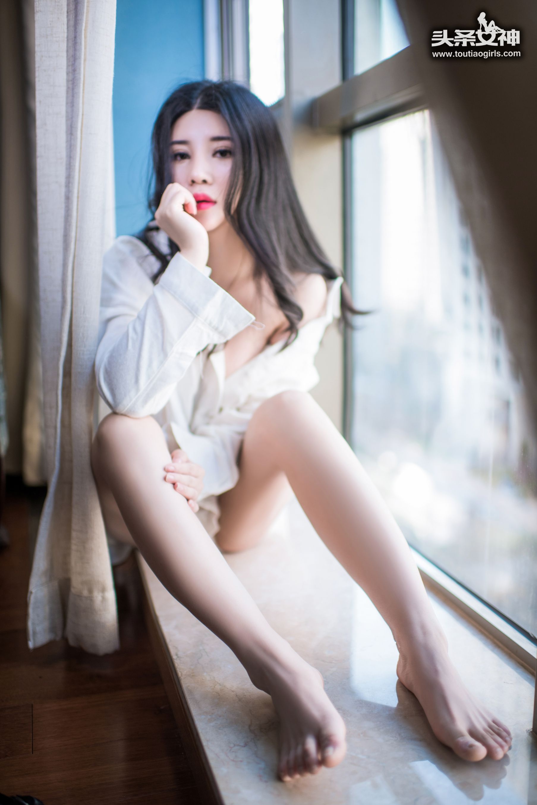 Sukki可儿《性感开发 热情白衬衣》-图19