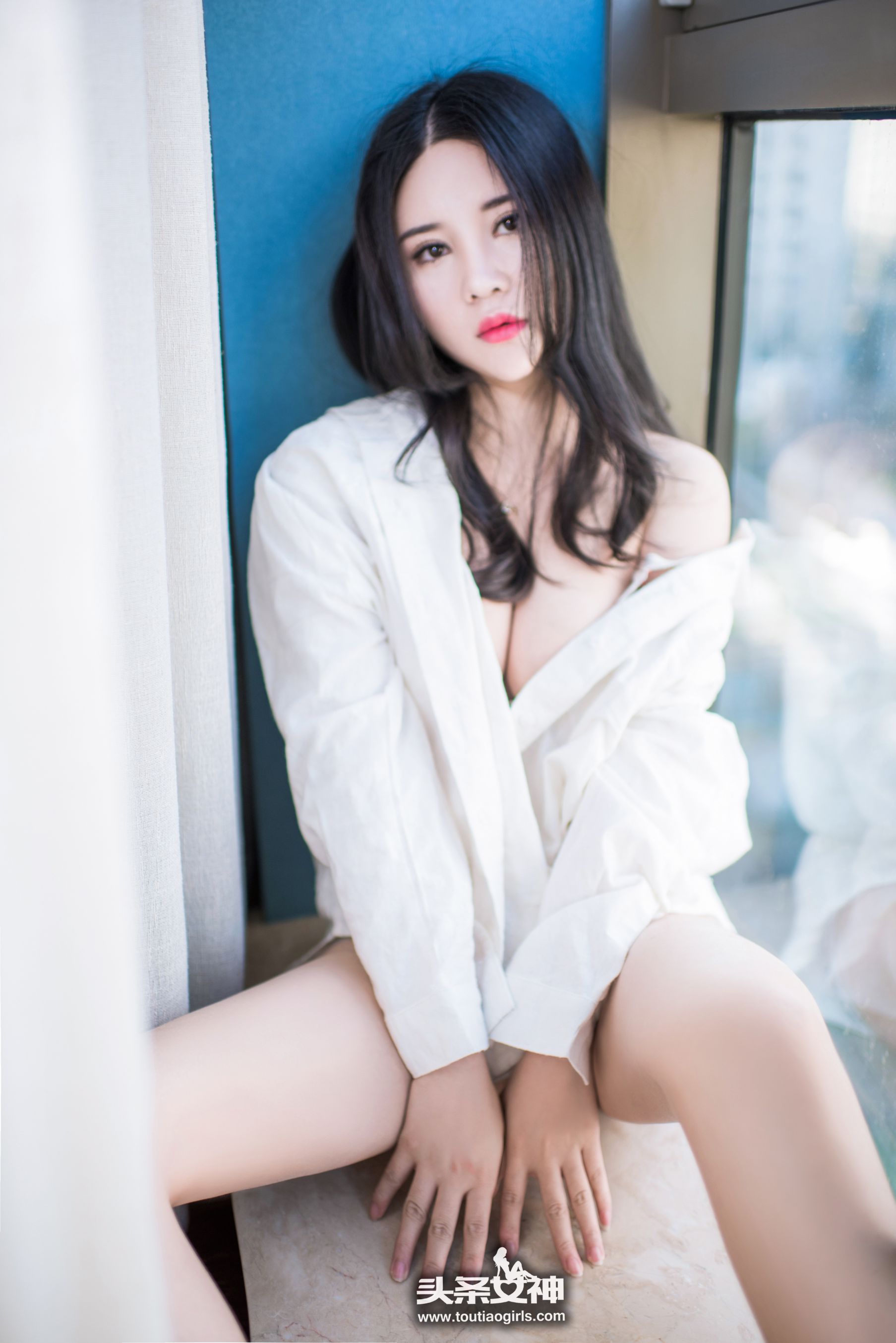 Sukki可儿《性感开发 热情白衬衣》-图20