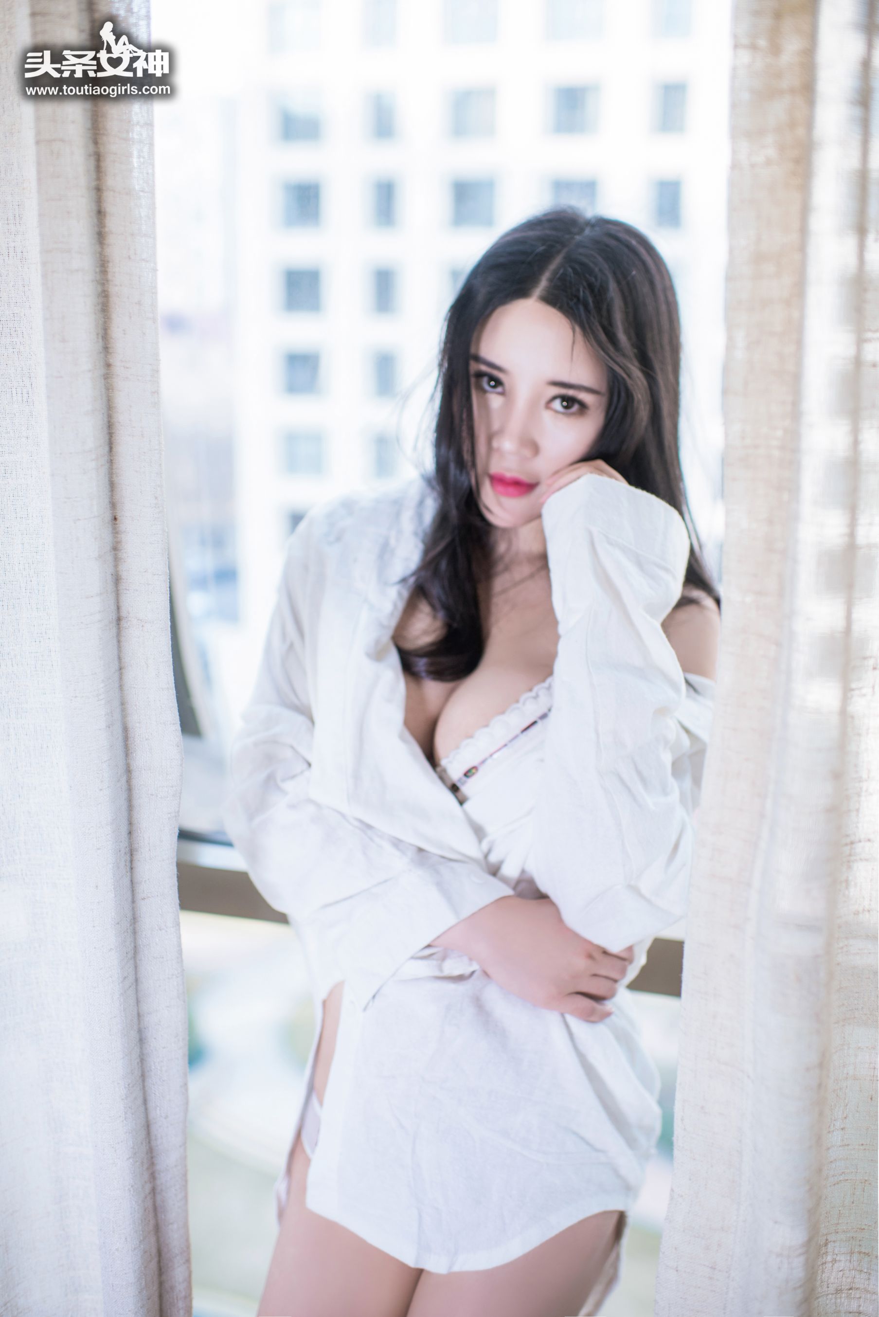 Sukki可儿《性感开发 热情白衬衣》-图23