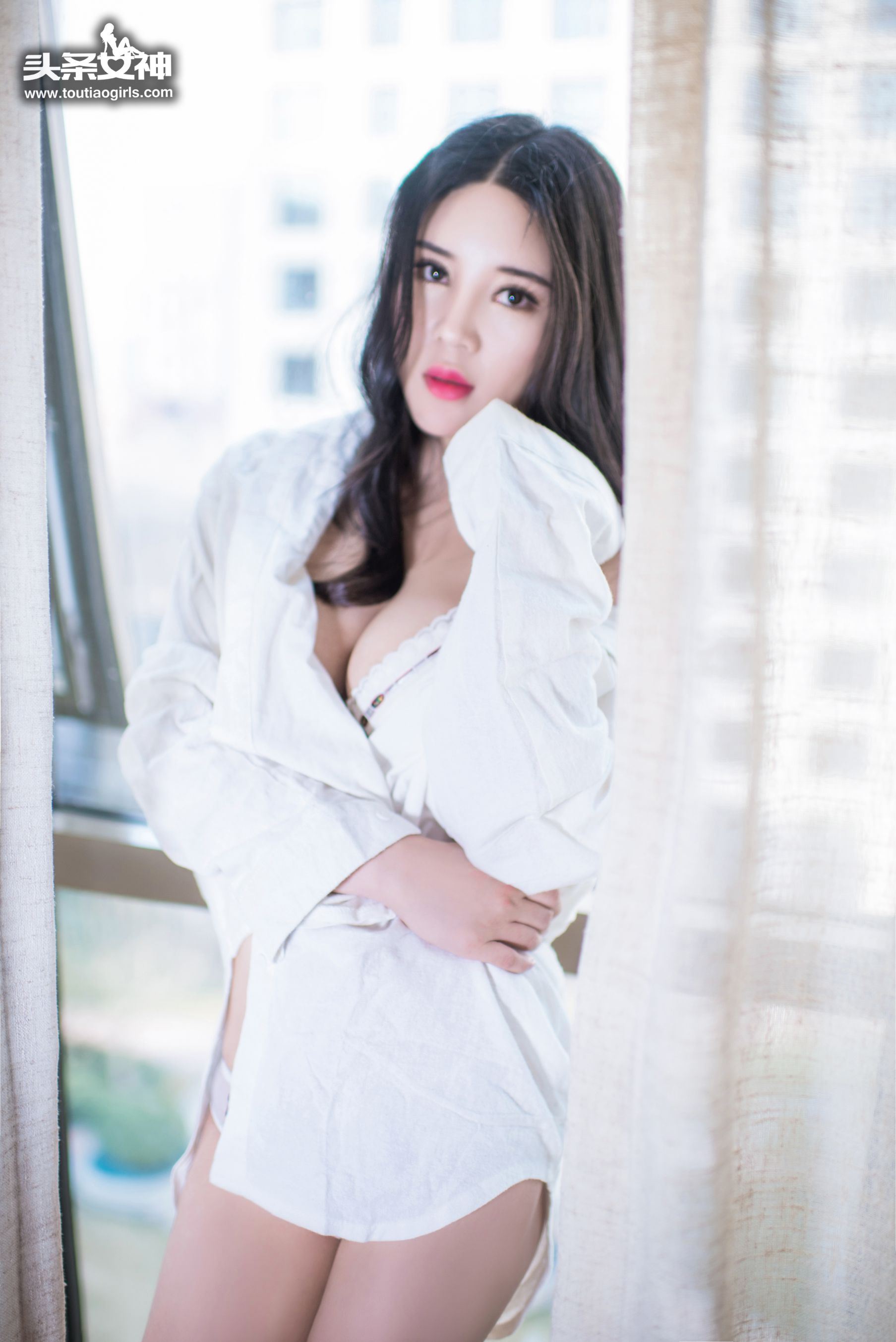 Sukki可儿《性感开发 热情白衬衣》-图24