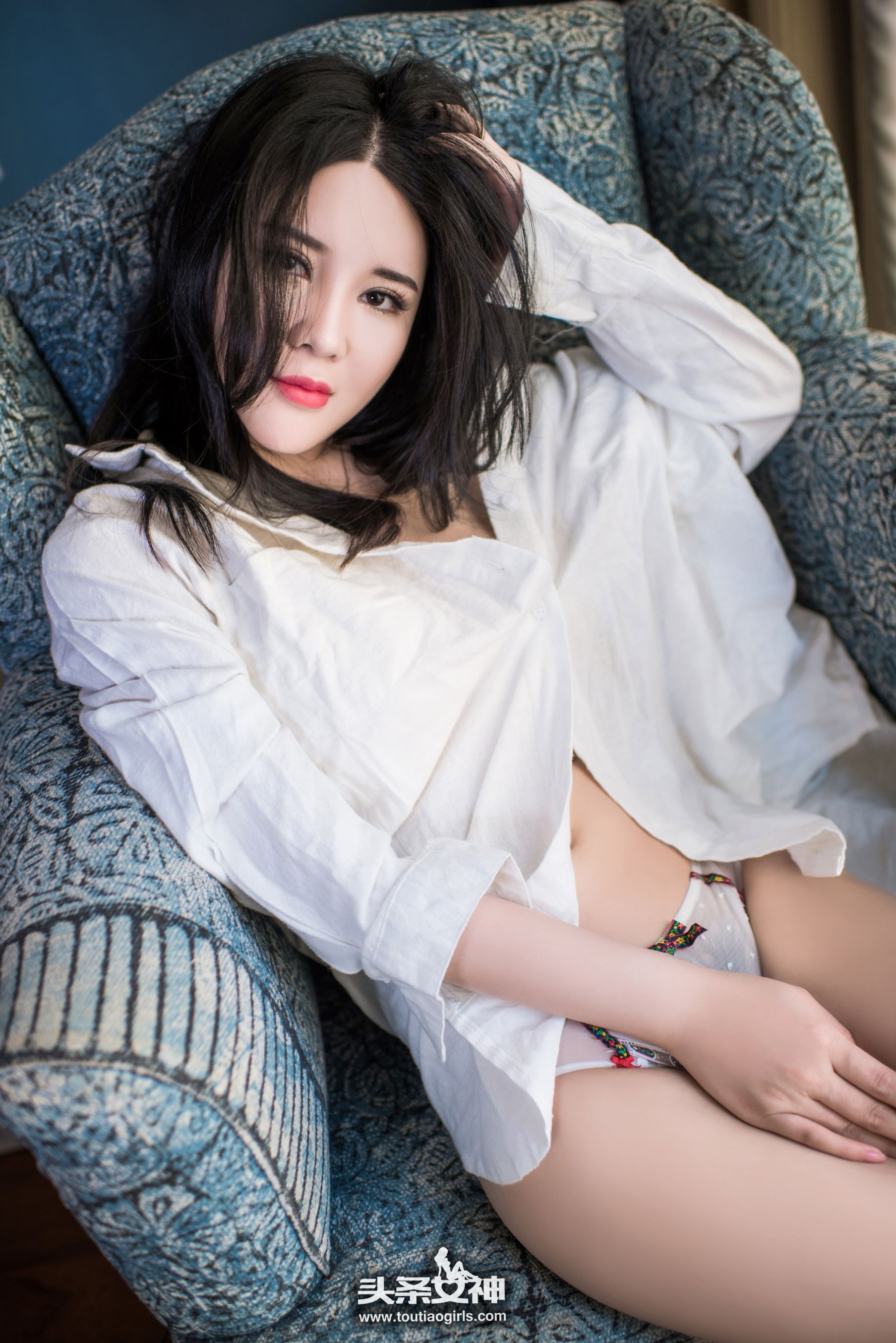 Sukki可儿《性感开发 热情白衬衣》-图7