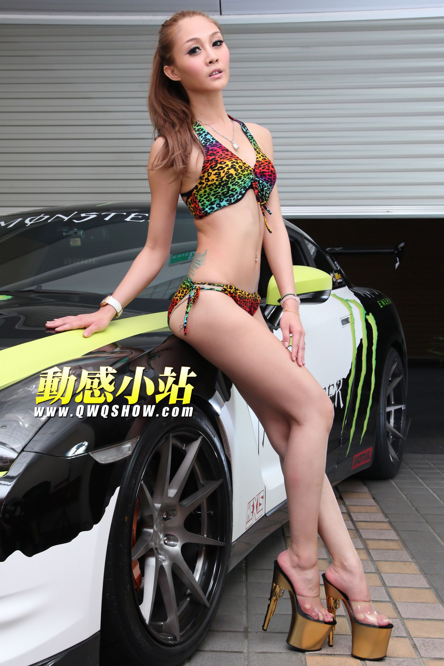 动感之星 蜜桃《跑车美女车模》  NO.160-图40