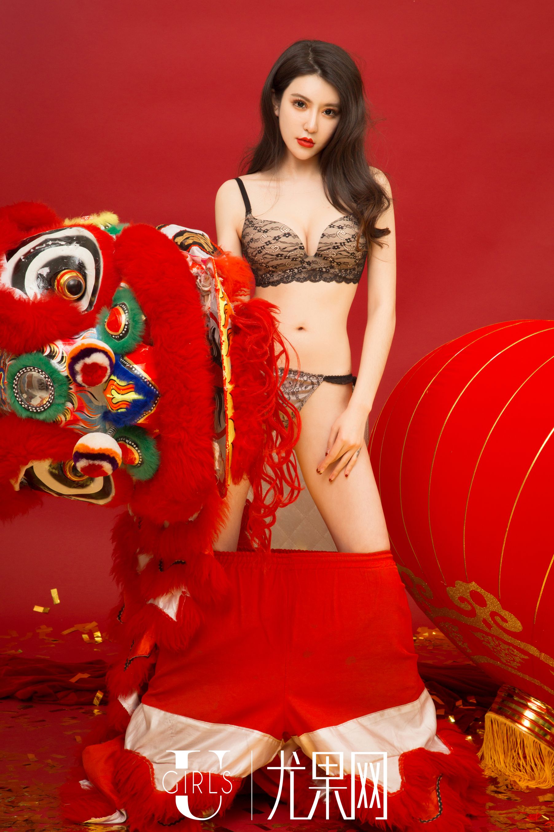 U245 宁然、Mikka、施诗《鸡祥如意》新年主题写真大片-图17