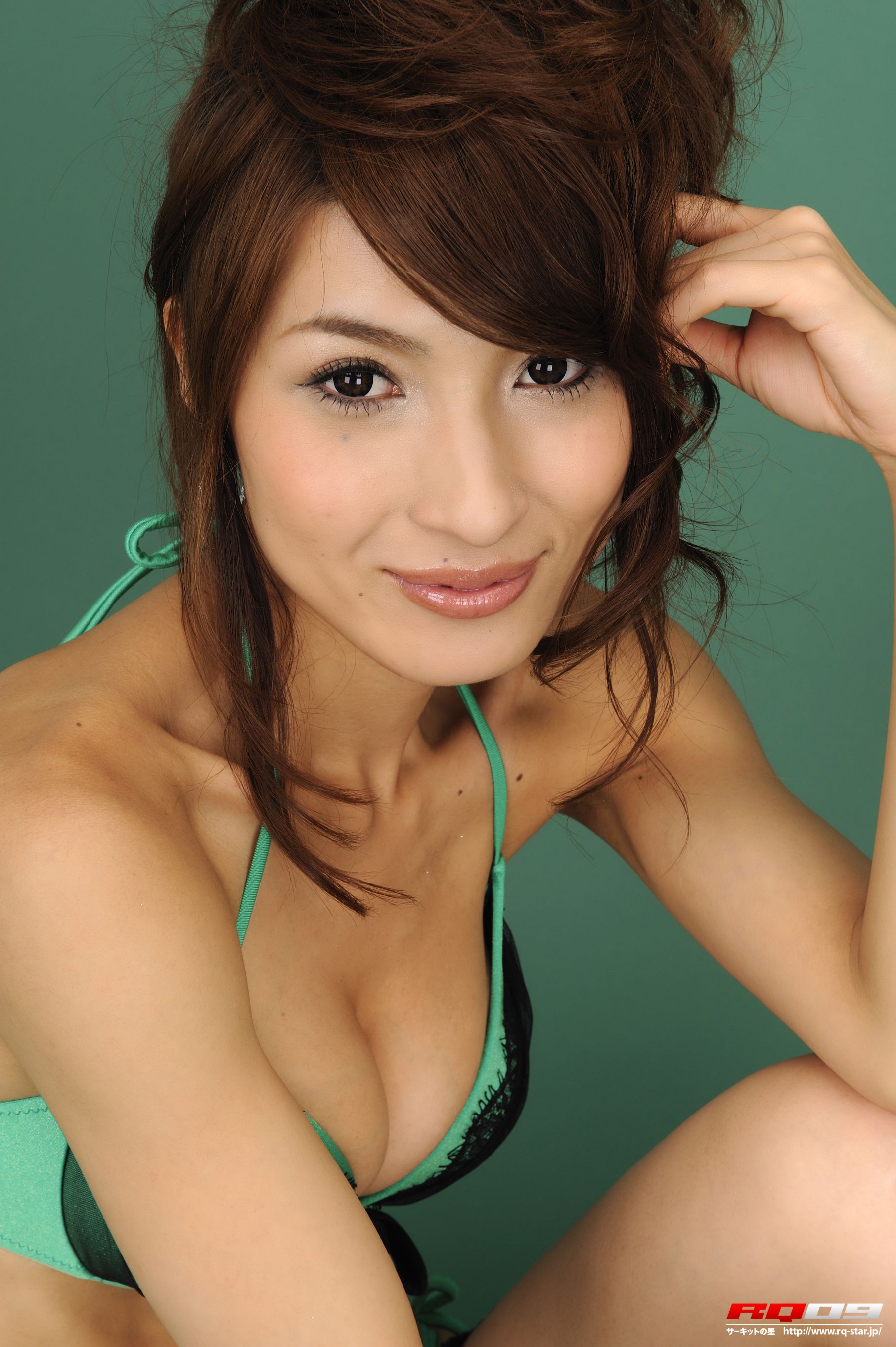 NO.00147 高橋千咲姫 Swim Suits – Green泳装系列-图22