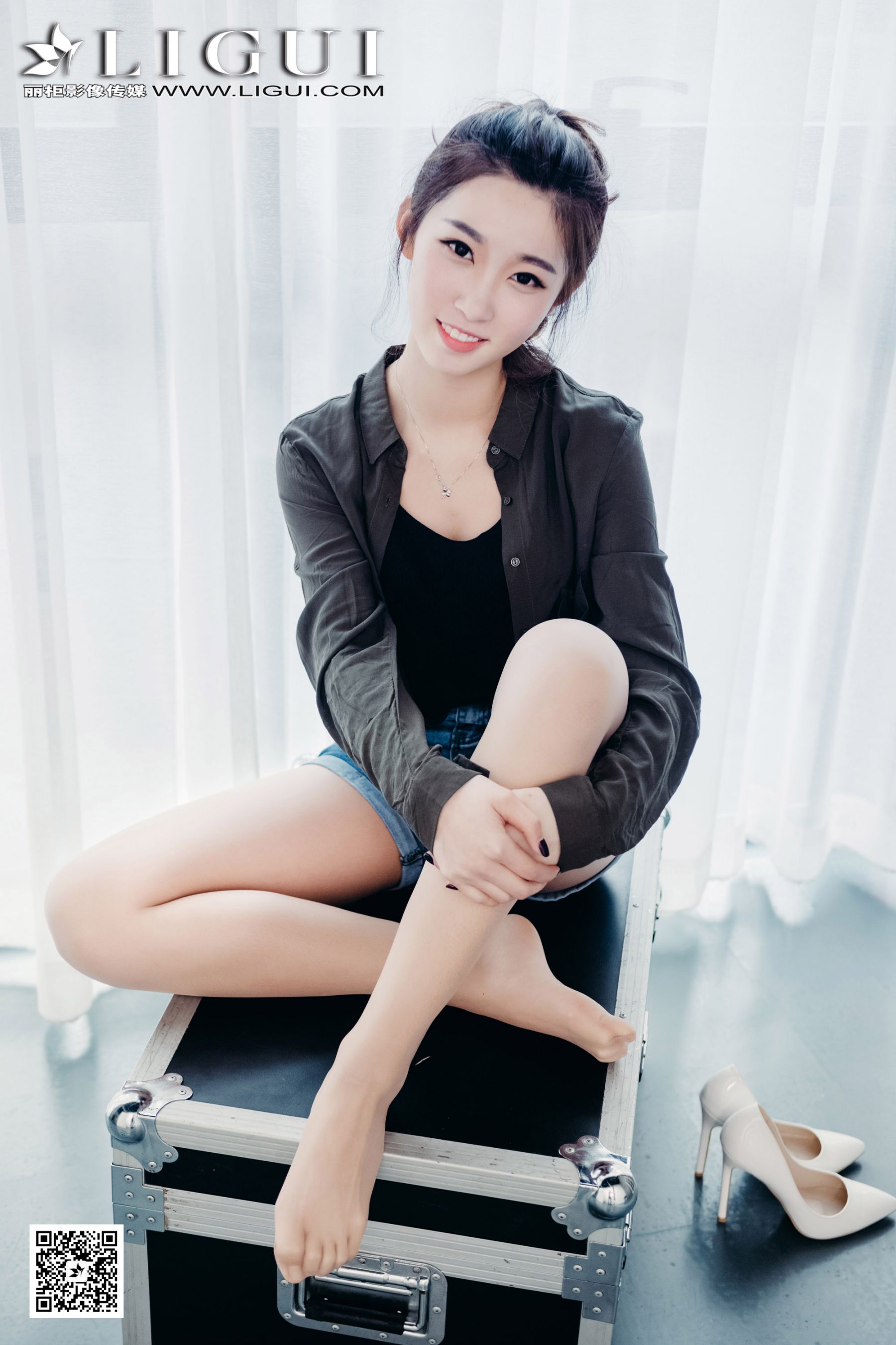 Model 筱筱《甜美热裤少女》-图12