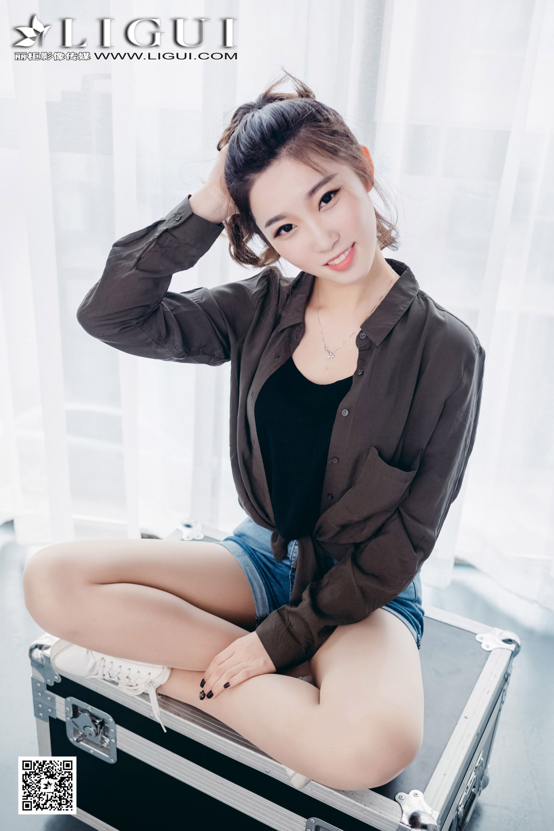 Model 筱筱《甜美热裤少女》-图4