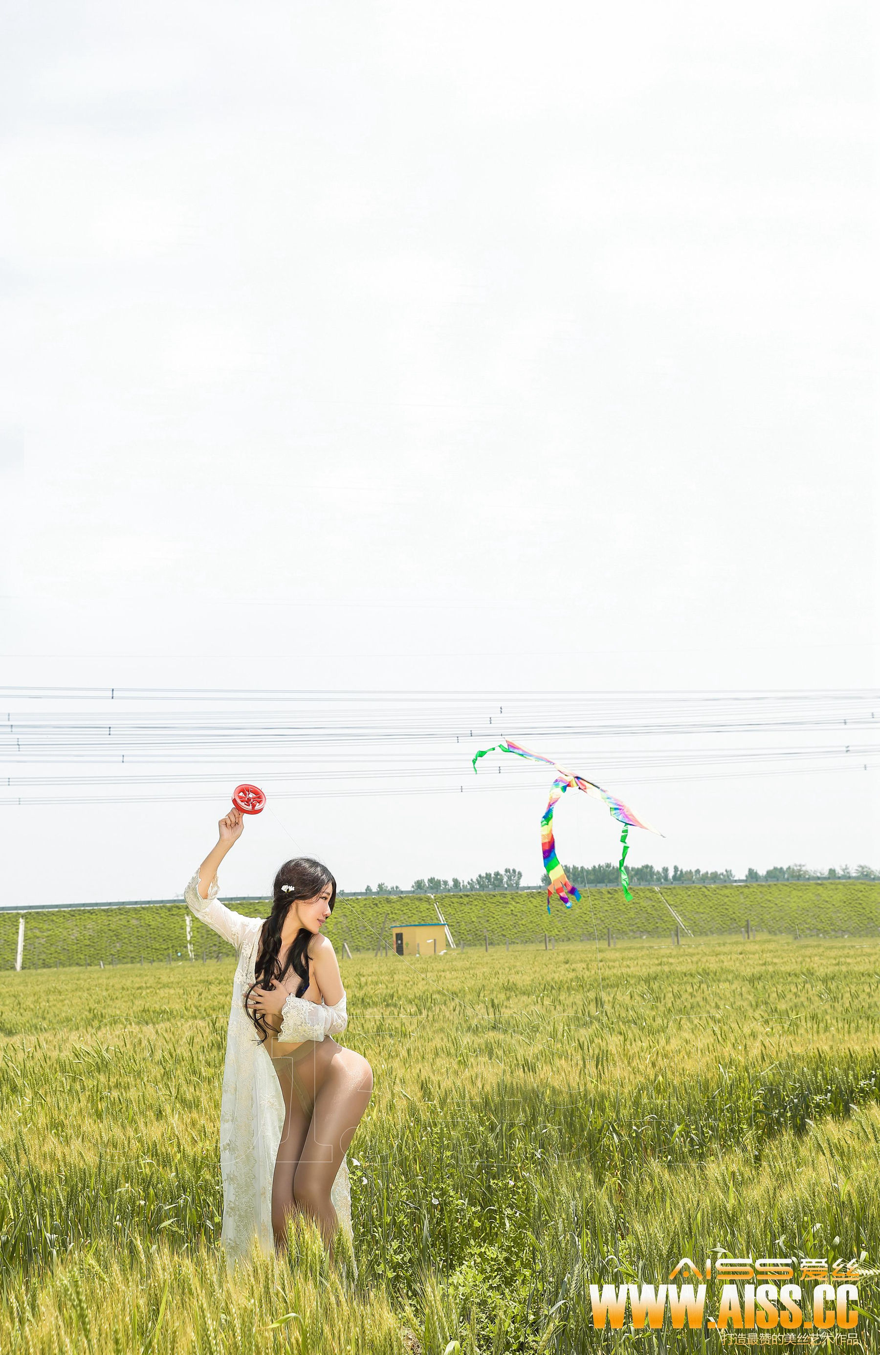 美昕《麦田骑行者》  F5019-图7