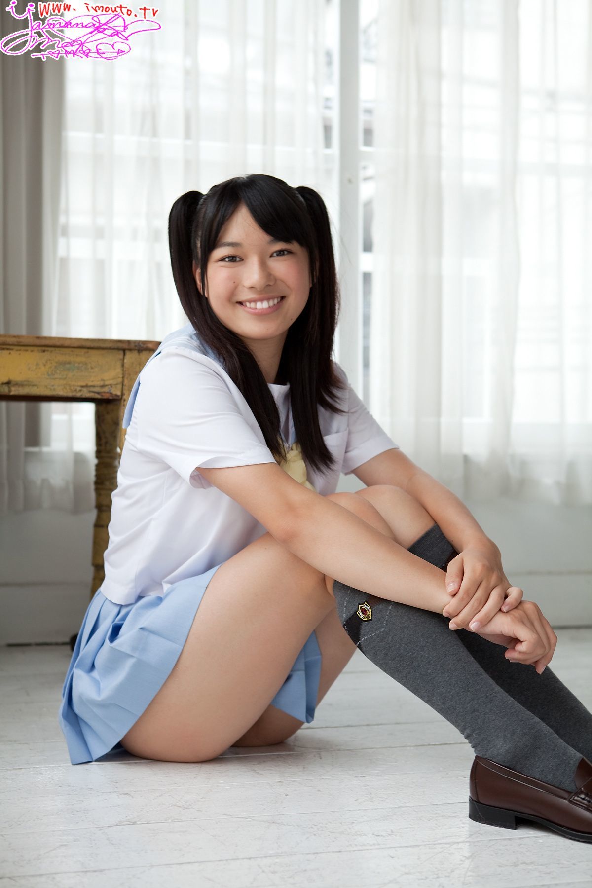 山中知惠 ~ cosplay 学生装诱惑-图15