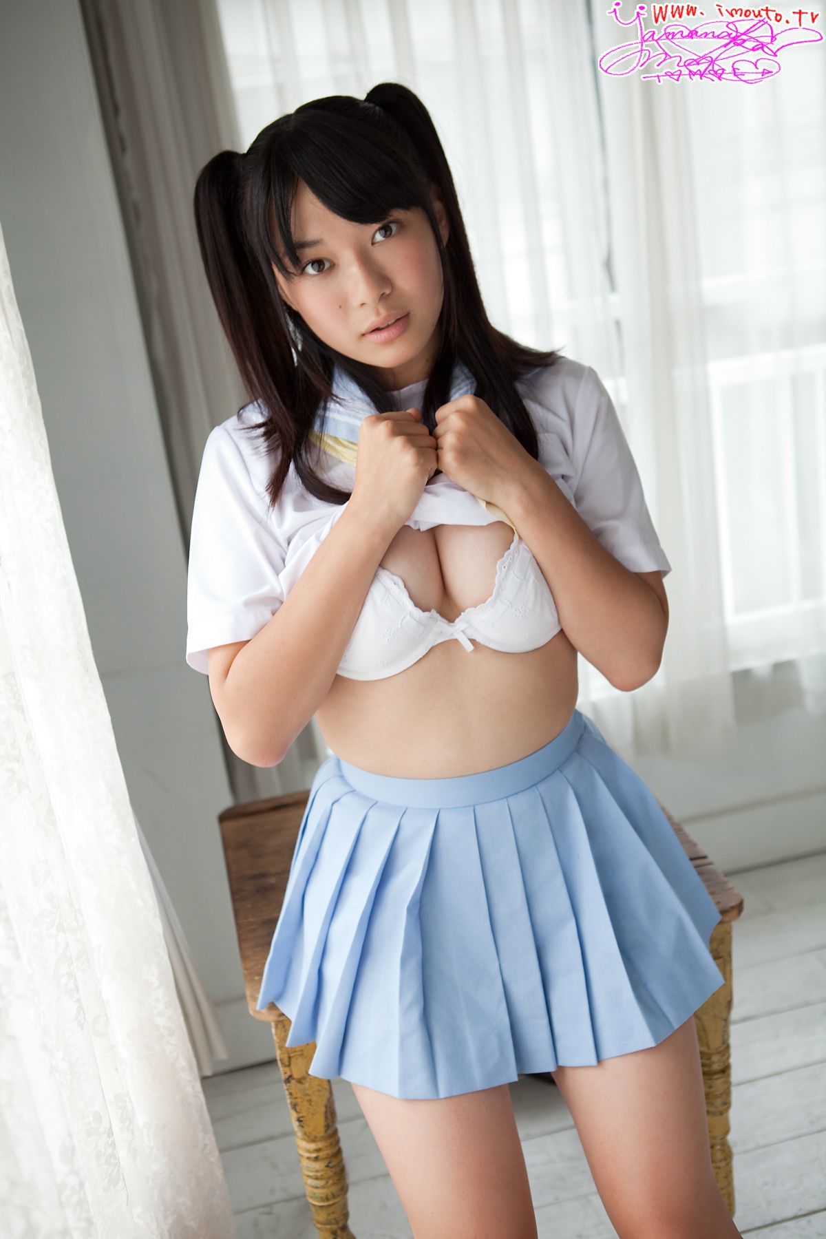 山中知惠 ~ cosplay 学生装诱惑-图47