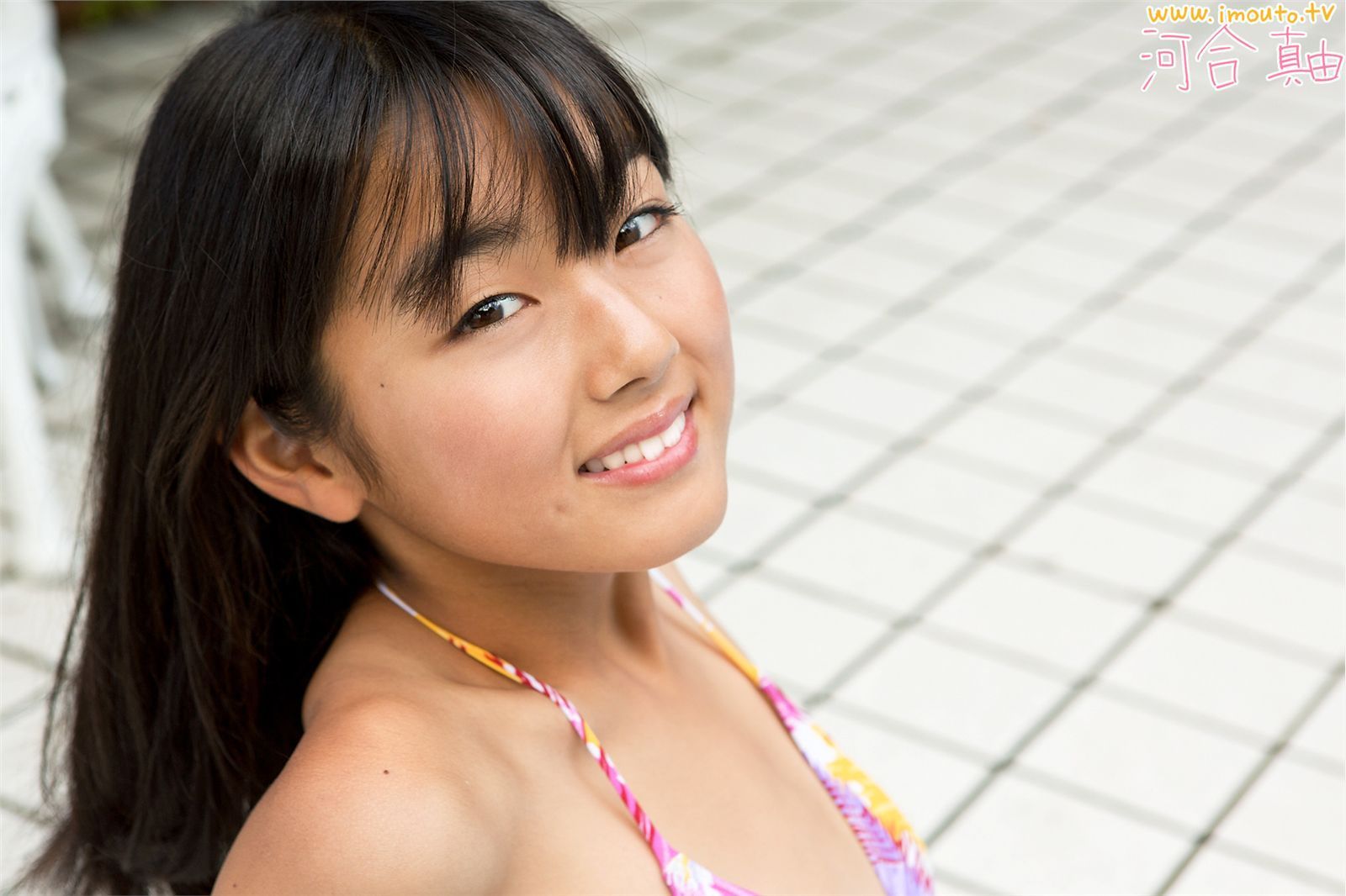 河合真由 ~ holiday kawai03 泳池篇-图34