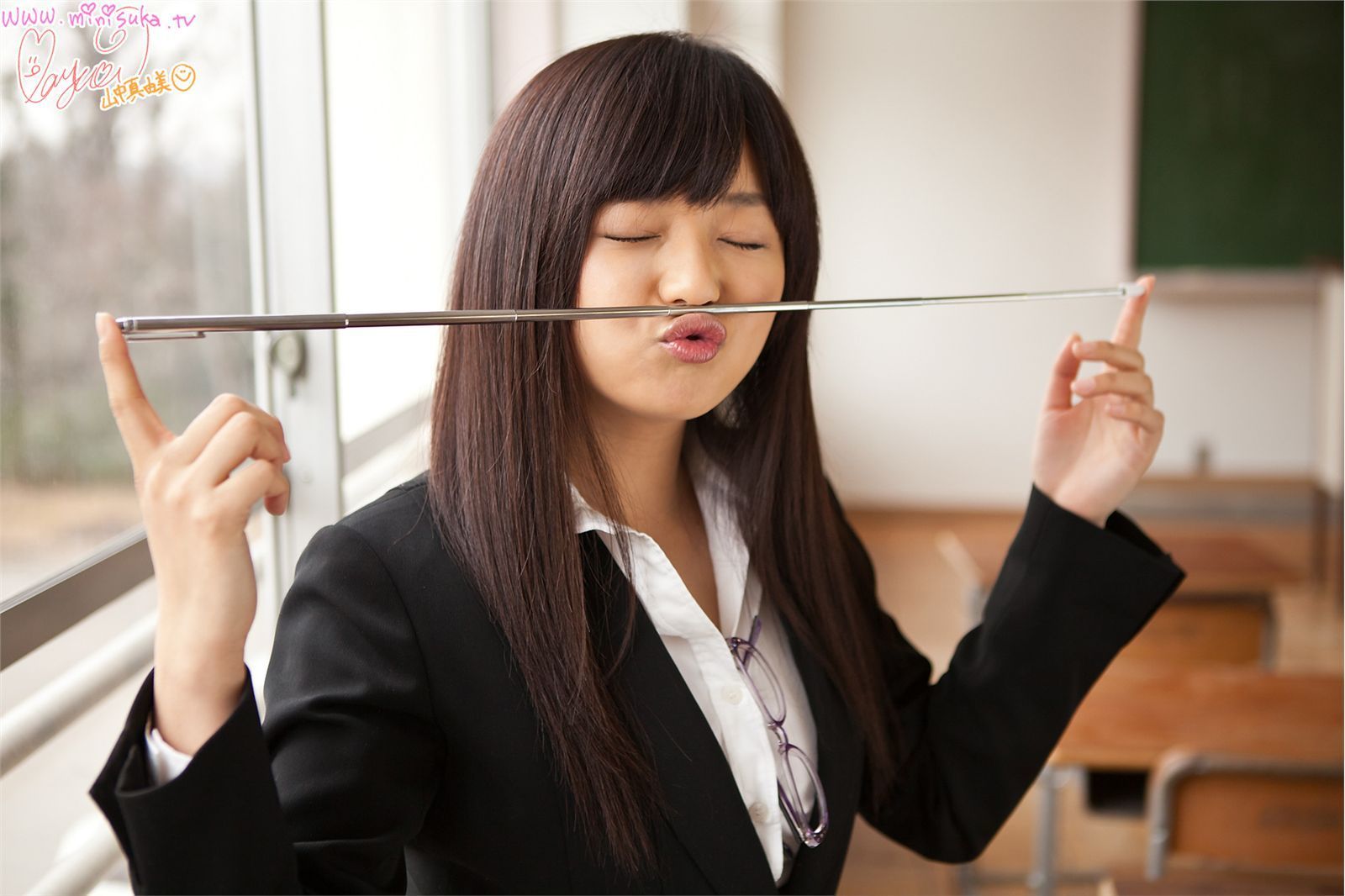 山中真由美 第七部《黑丝女教师系列》  Stage2 Gallery Kana-图11