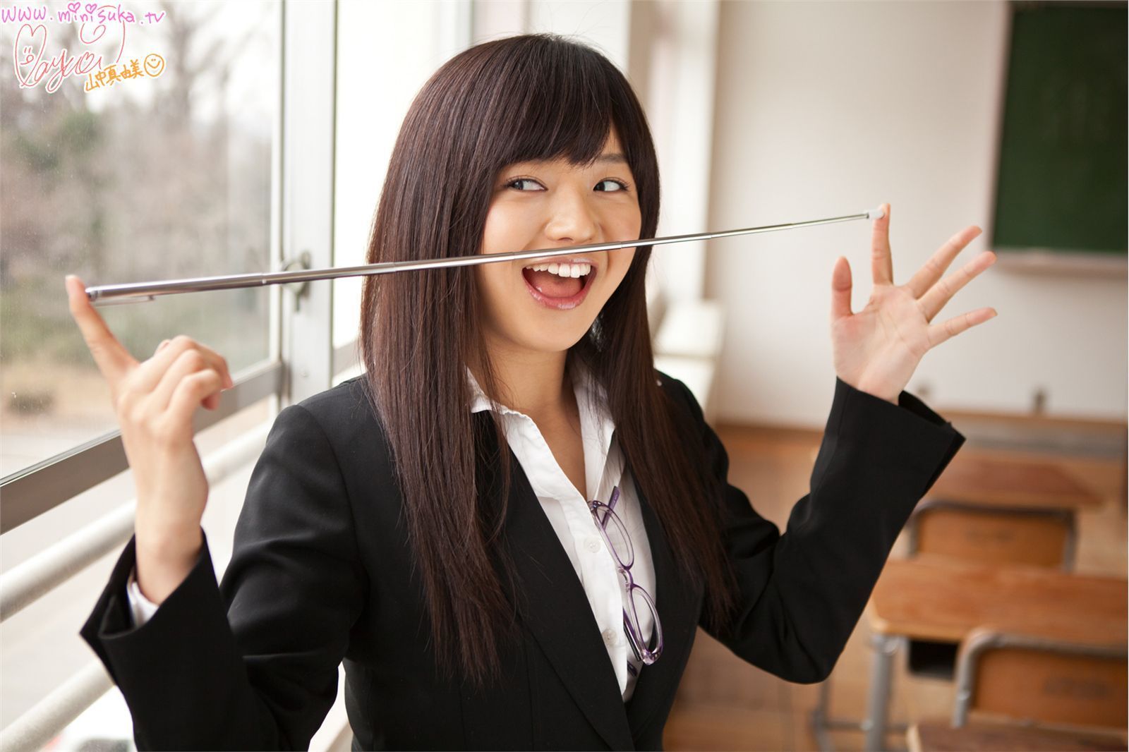 山中真由美 第七部《黑丝女教师系列》  Stage2 Gallery Kana-图13