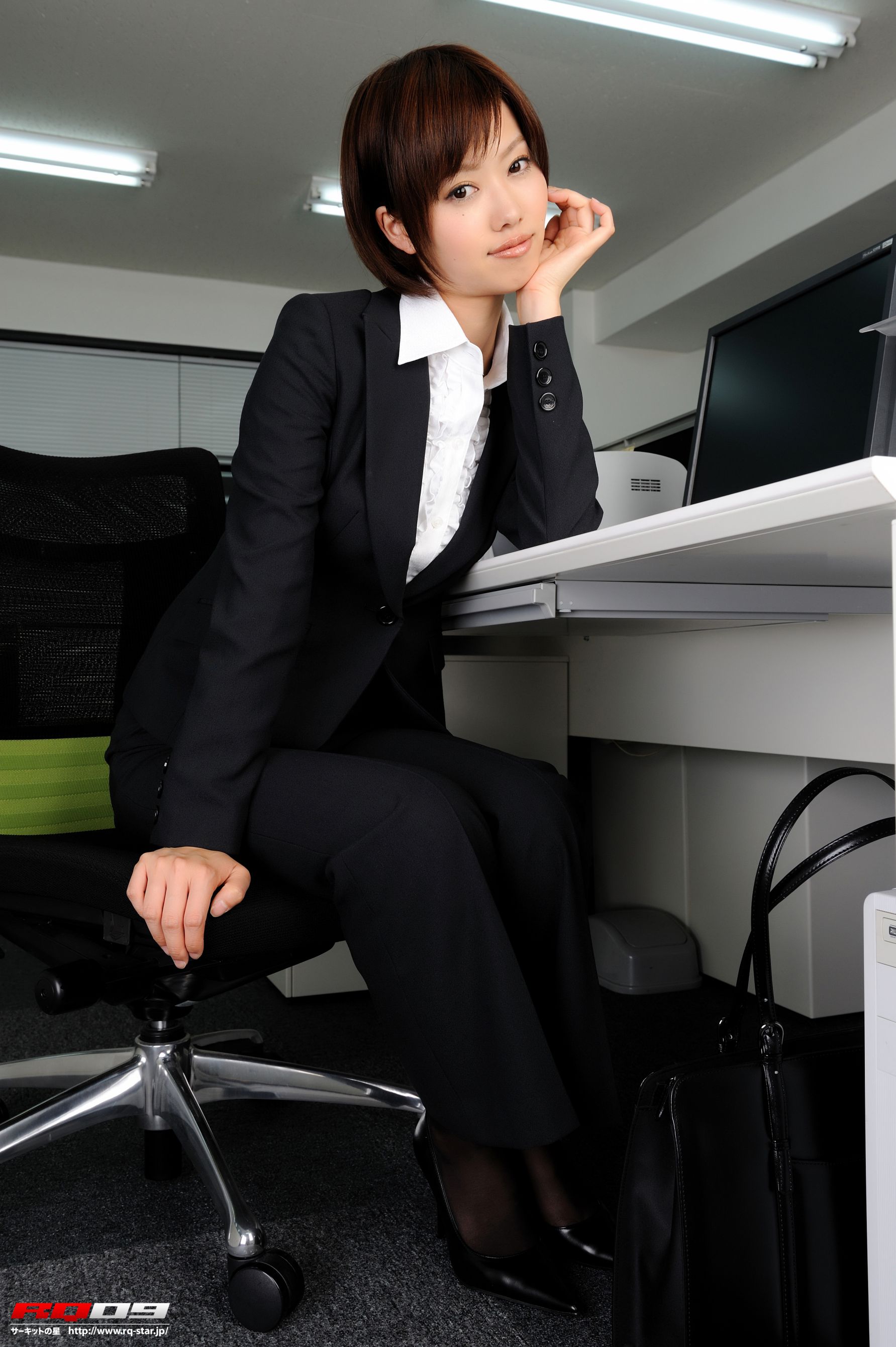 NO.00155 藤村えみり/藤村枝美里 Recruit Style 办公室美女系列-图25