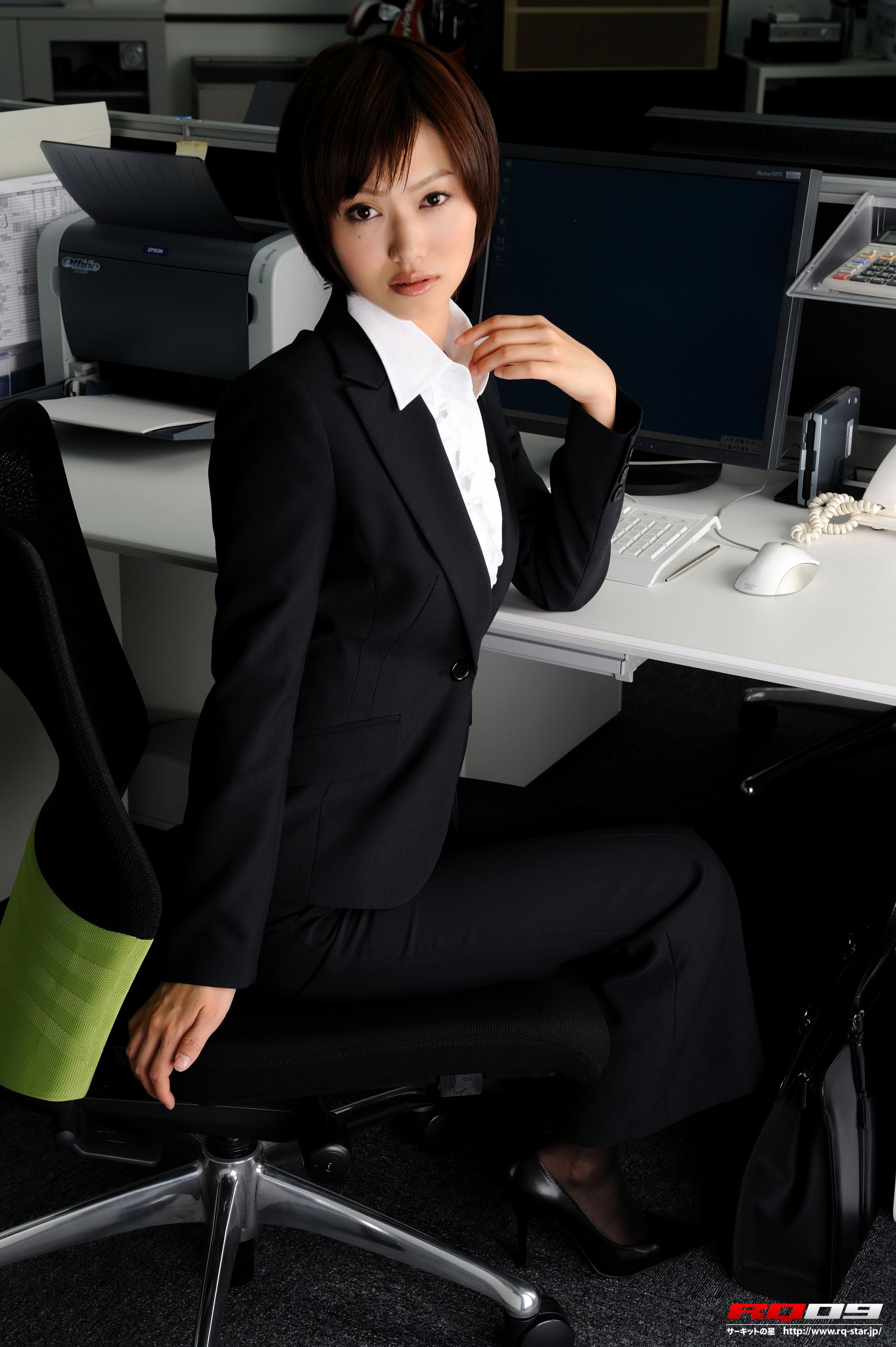 NO.00155 藤村えみり/藤村枝美里 Recruit Style 办公室美女系列-图31