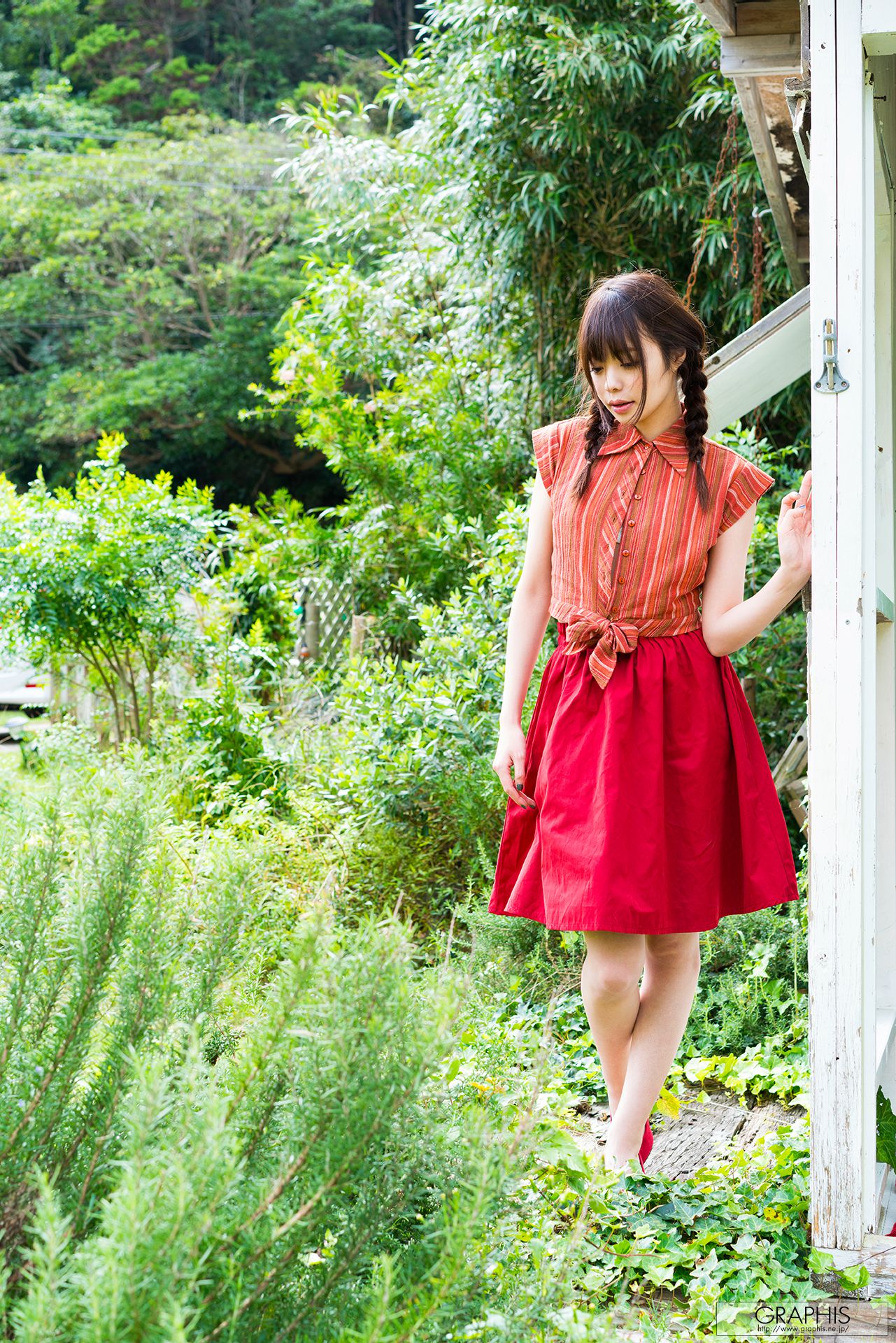 Kaname Ootori 凰かなめ/凤香奈芽  First Gravure 初脫ぎ娘-图12