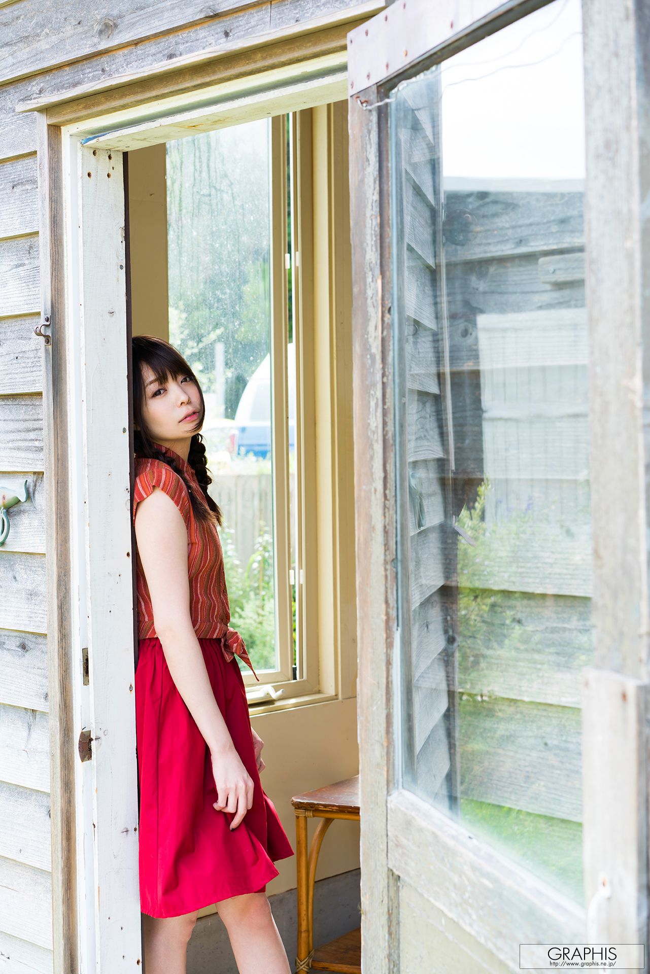 Kaname Ootori 凰かなめ/凤香奈芽  First Gravure 初脫ぎ娘-图14