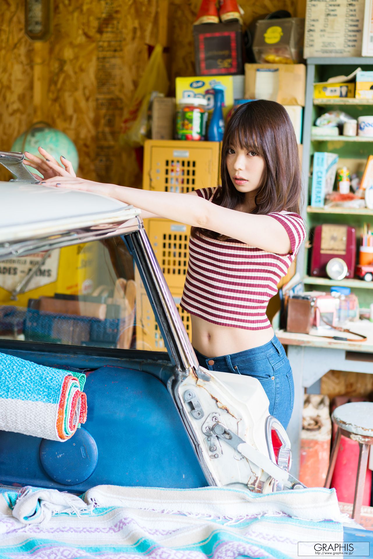 Kaname Ootori 凰かなめ/凤香奈芽  First Gravure 初脫ぎ娘-图1