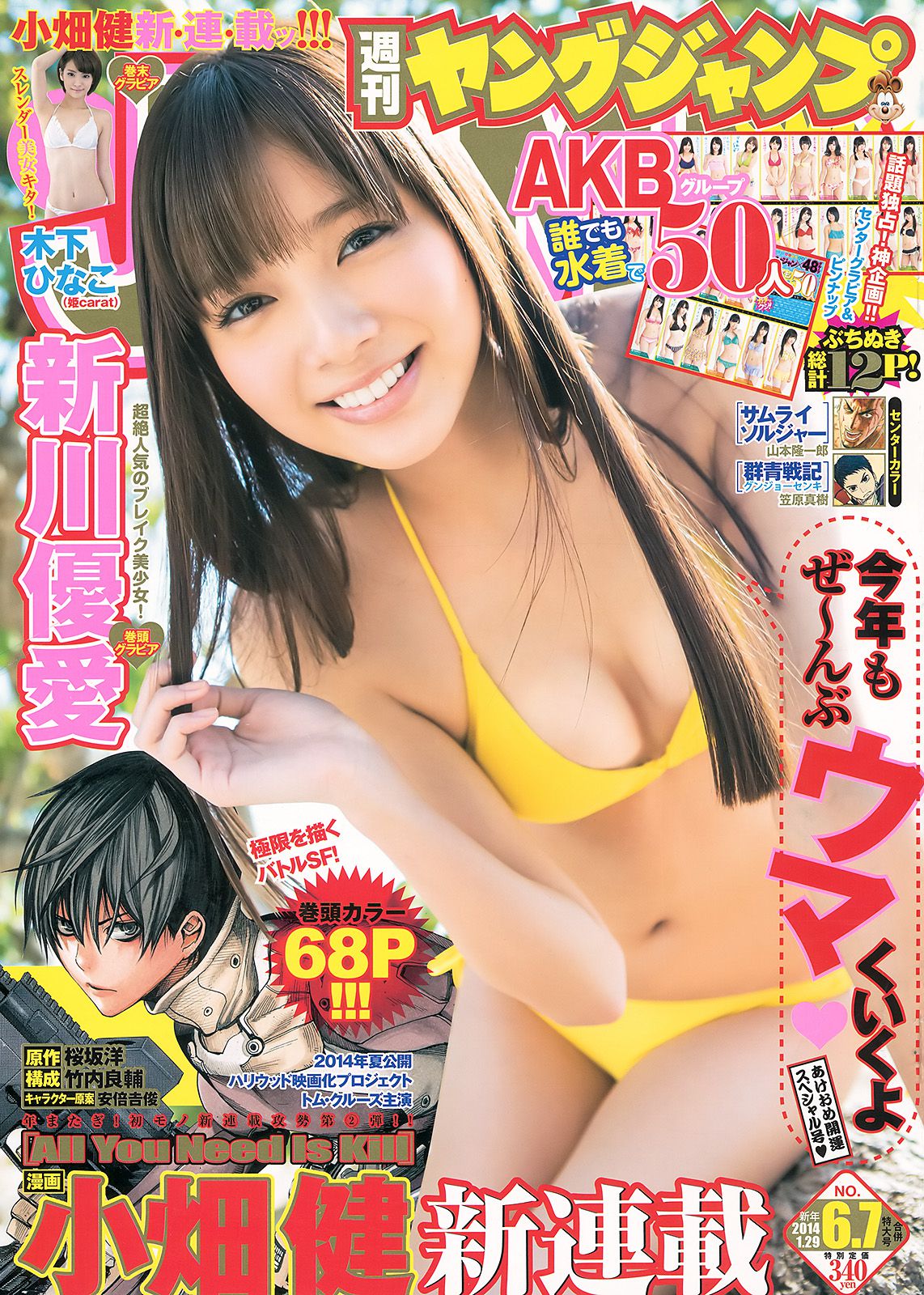 新川優愛 48グループ 木下ひなこ  2014年No.06-07写真杂志-图0