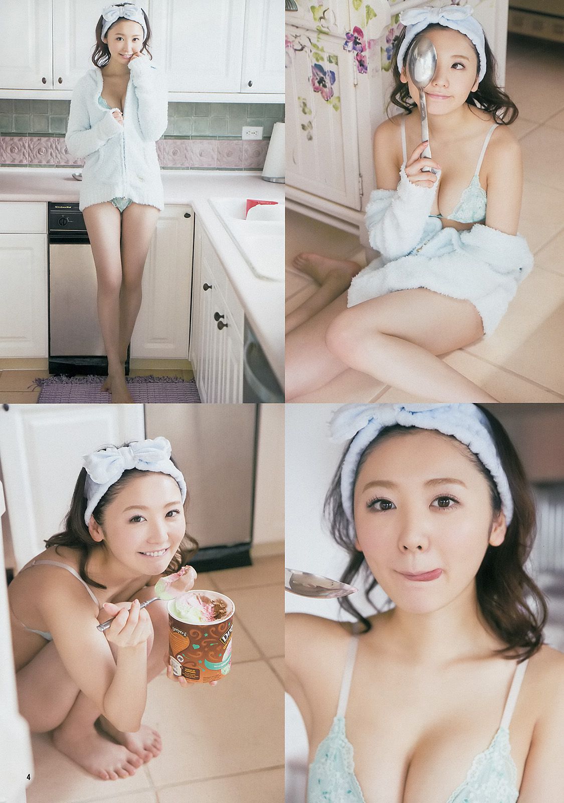 おのののか 渋谷凪咲 グラビアカップ?胸厚ベストイレブン!!  2014年No.20 写真杂志-图4