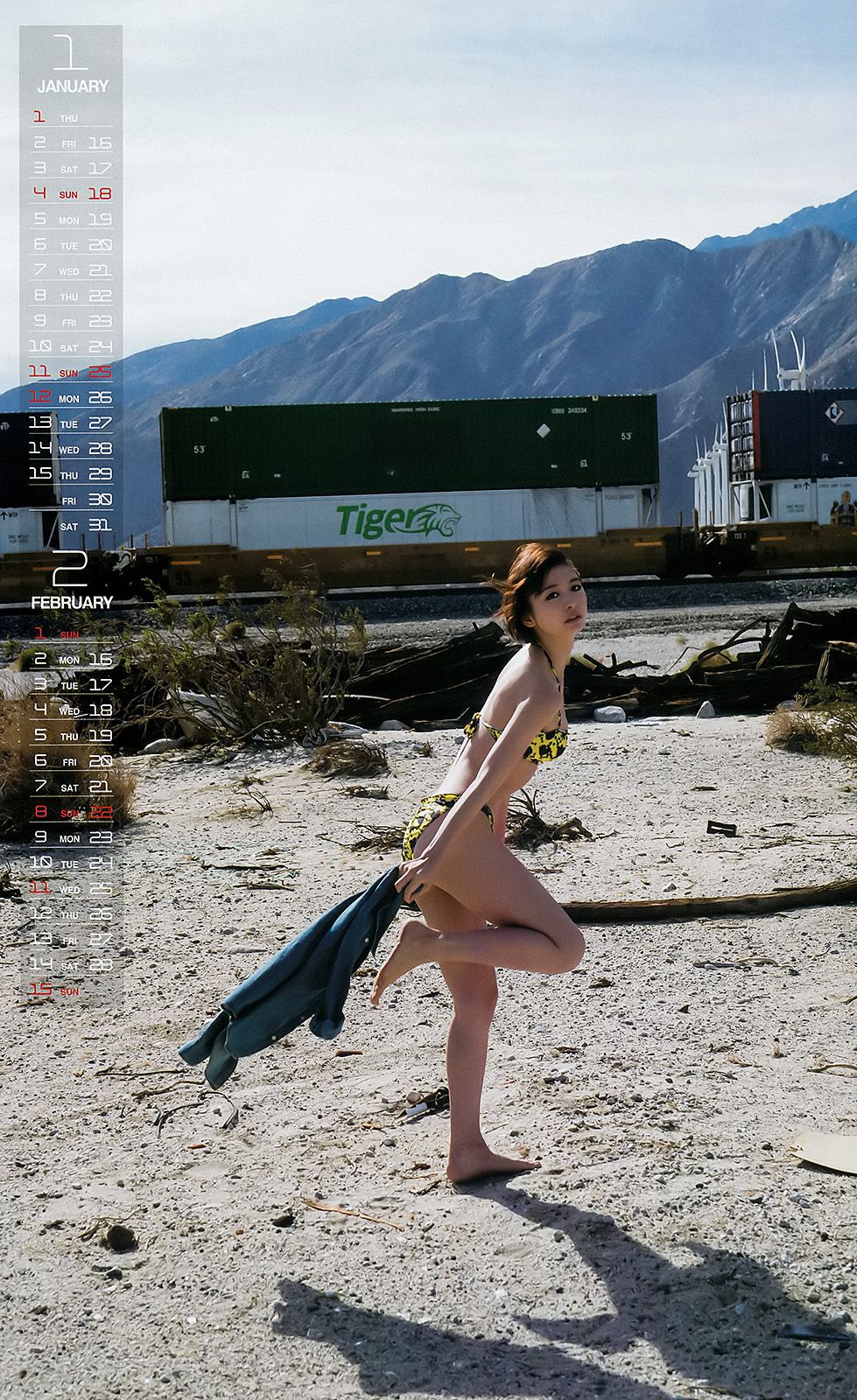 篠田麻里子《YJ完全独占！　1冊丸ごとALL篠田麻里子 in L.A.!!》  2015年No.04-05 写真杂志-图2