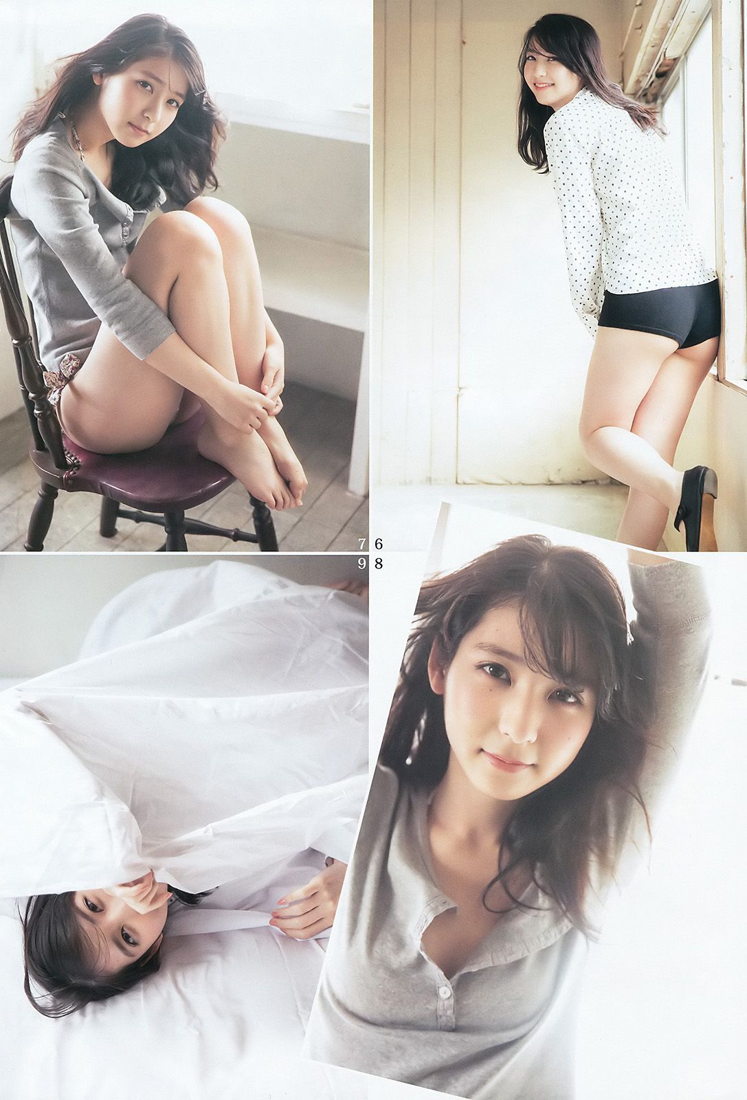 村岡菜摘 小林由依 今泉佑唯 河村美咲  2016年No.14 写真杂志-图4