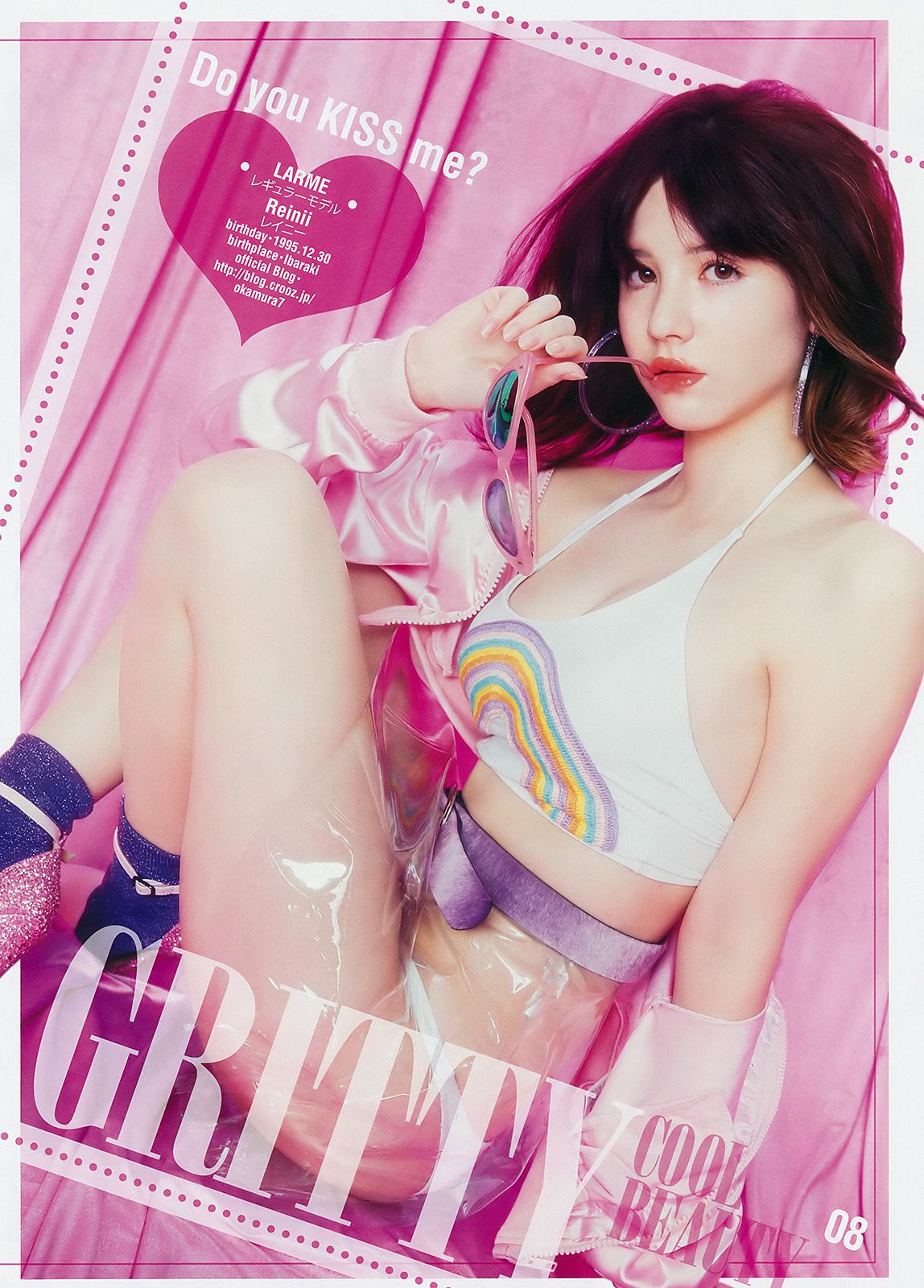 現役ファッションモデル10名《PINK!PINK!!PIMP!!!》  2017年No.07 写真杂志-图11