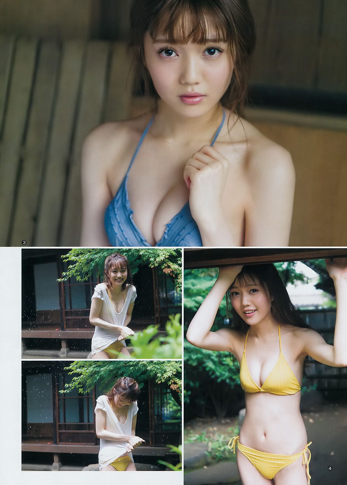 三城千咲 松川菜々花  2017年No.41 写真杂志-图10