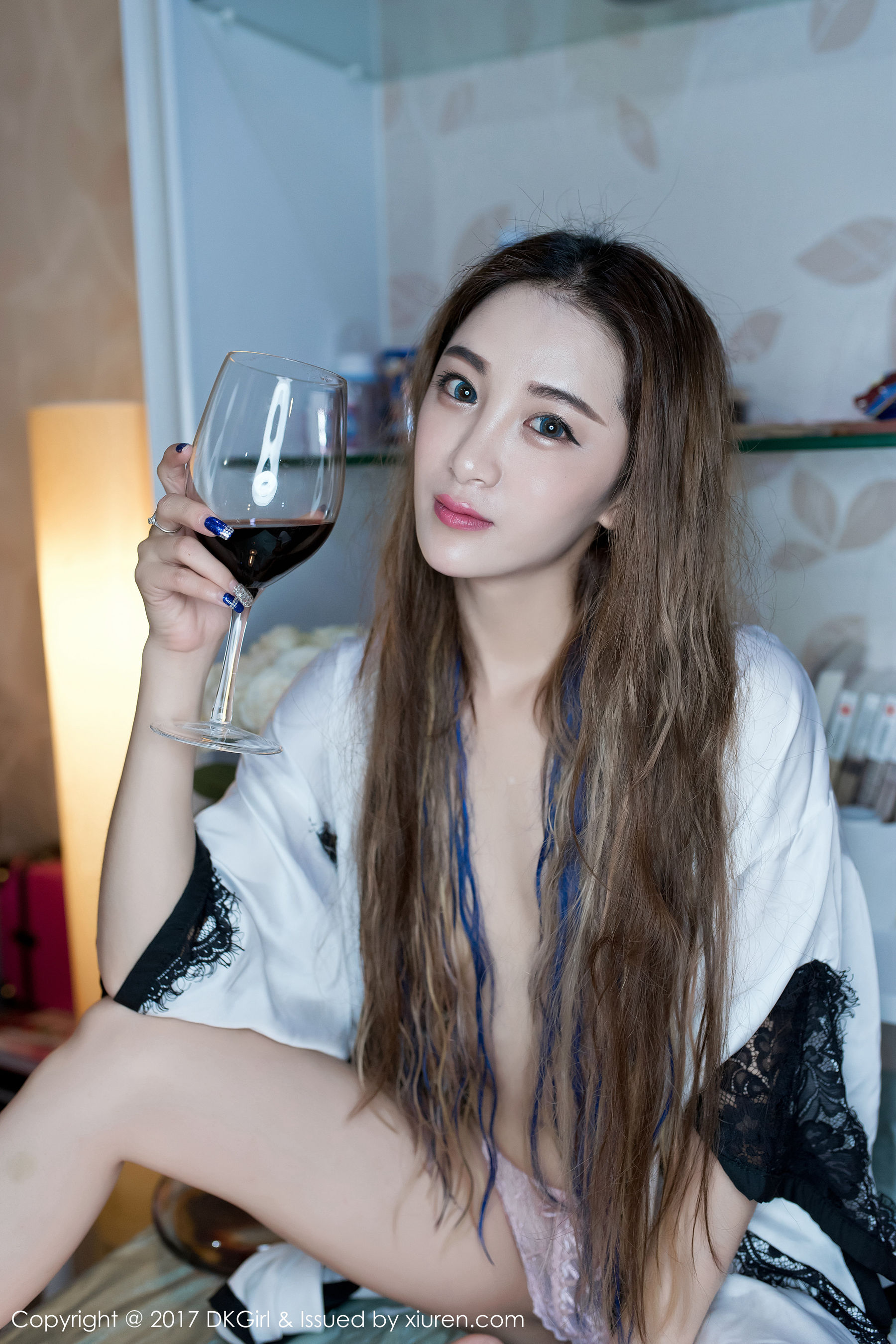 Sugar梁莹《诱人激凸、情迷红酒诱惑、情趣内衣》  VOL.007-图17
