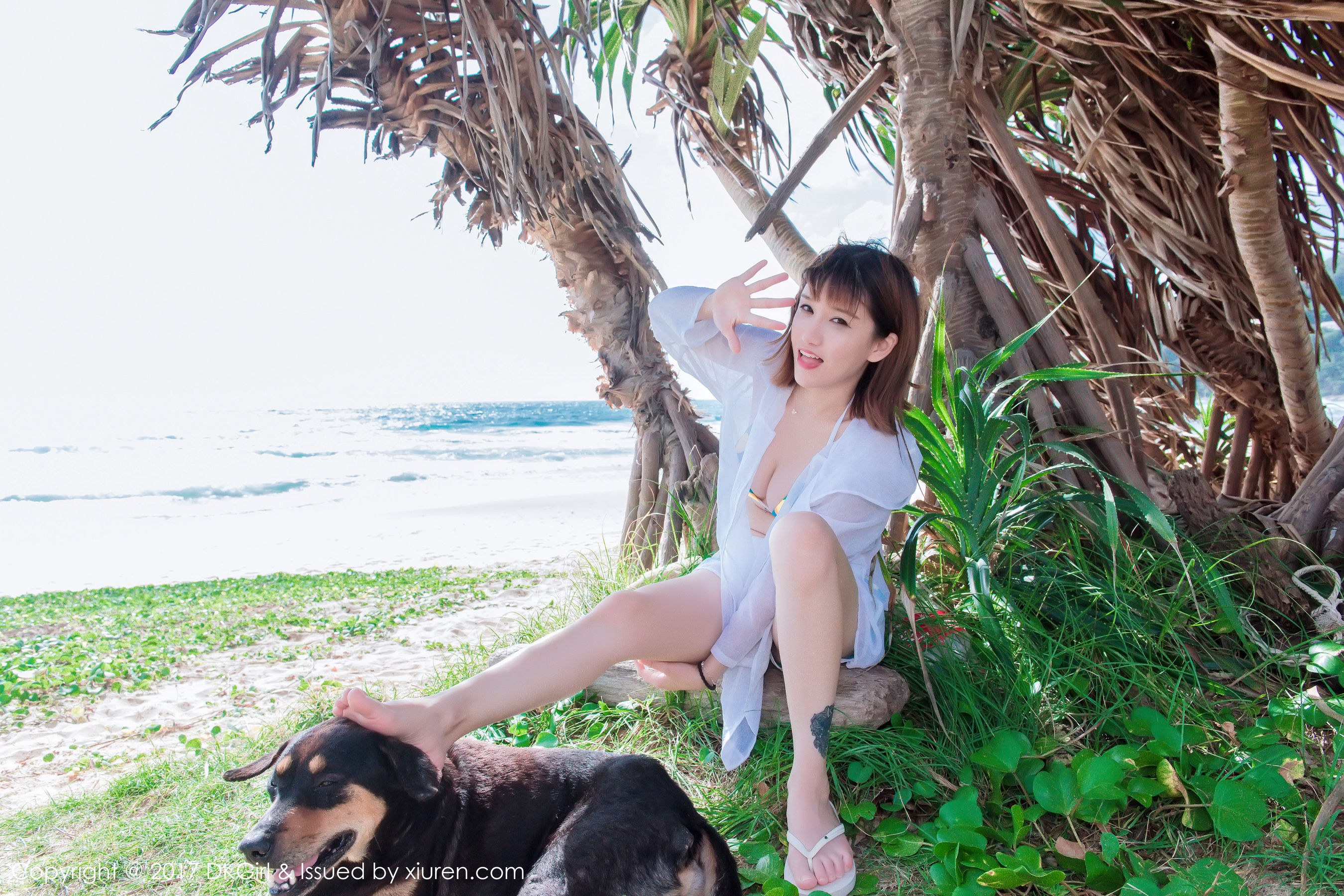 K8傲娇萌萌Vivian《泳装+高叉+湿身》  Vol.011-图17