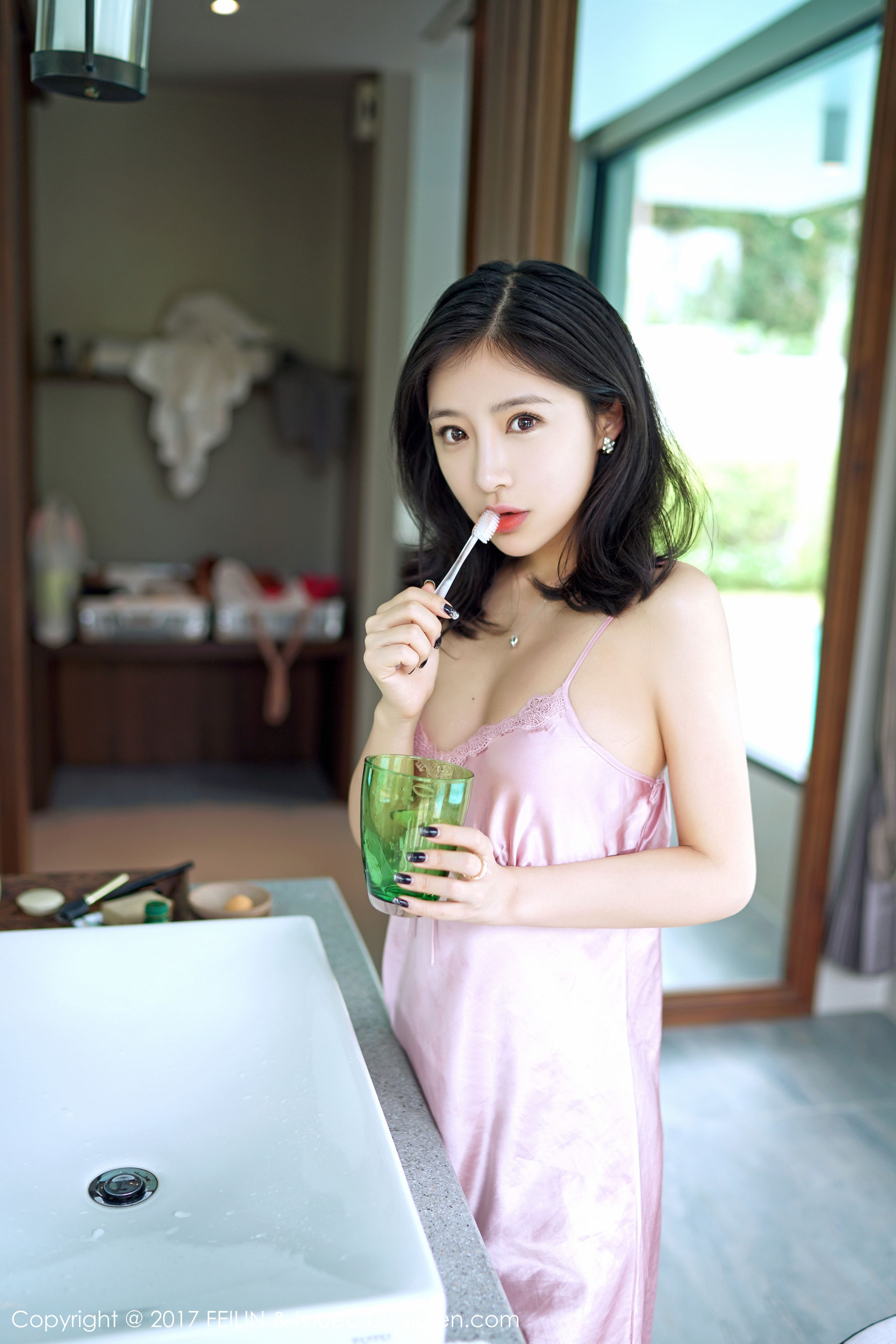 施忆佳KITTY《睡美人与海边唯美仙子》  VOL.084-图12