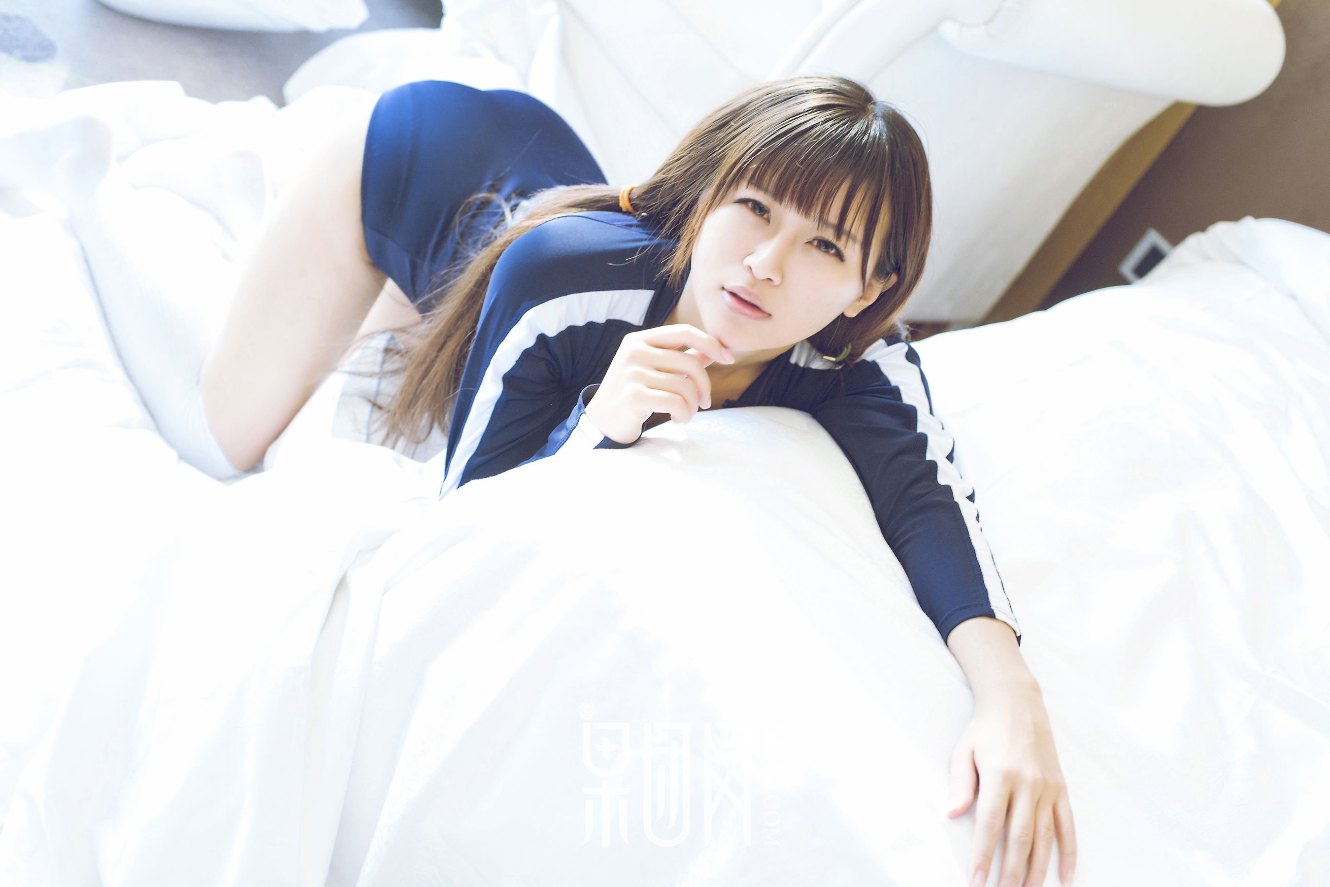熙恩《日系连体运动服+日系吊带深沟》  No.030-图22