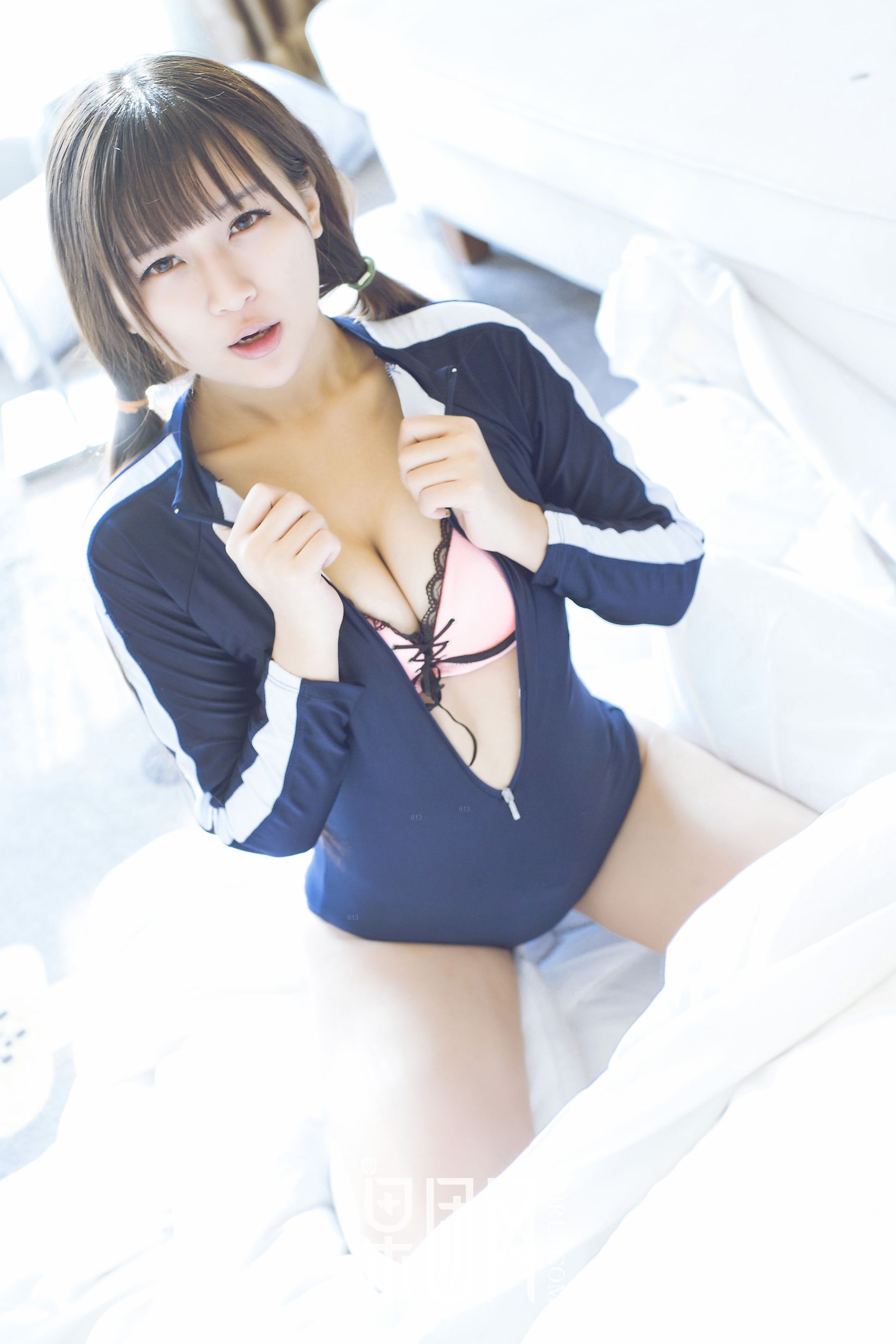 熙恩《日系连体运动服+日系吊带深沟》  No.030-图26