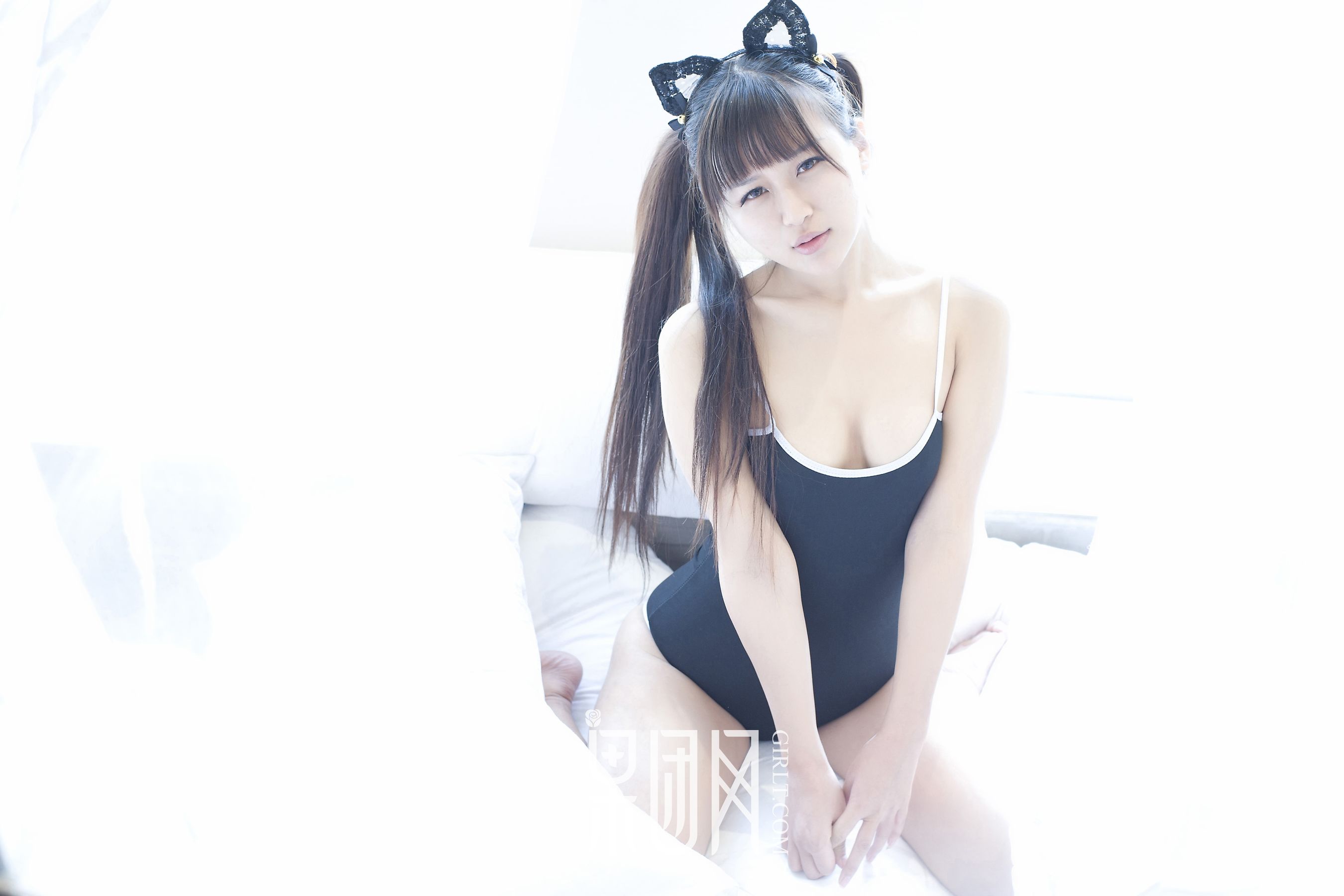 熙恩《日系连体运动服+日系吊带深沟》  No.030-图47