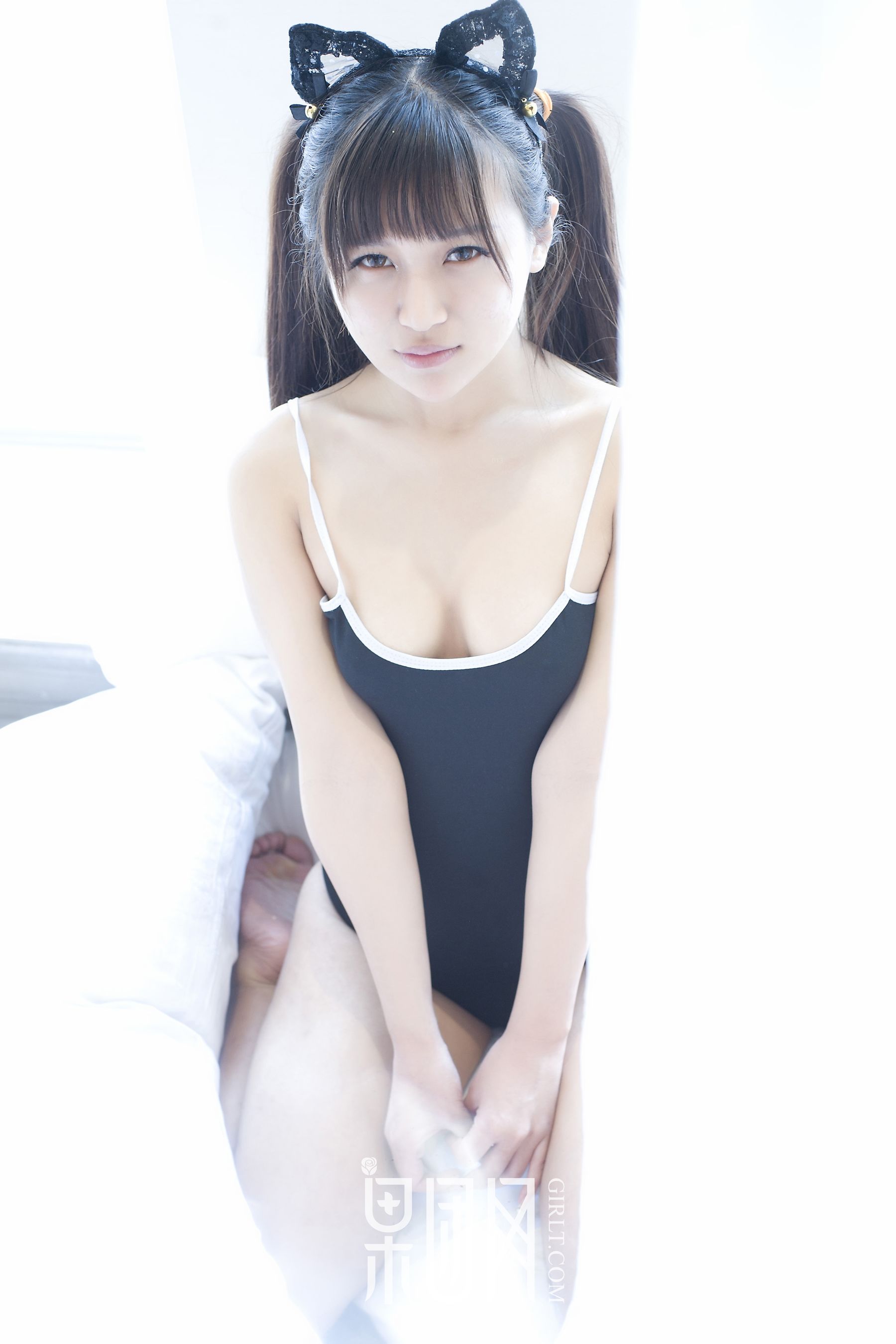熙恩《日系连体运动服+日系吊带深沟》  No.030-图48