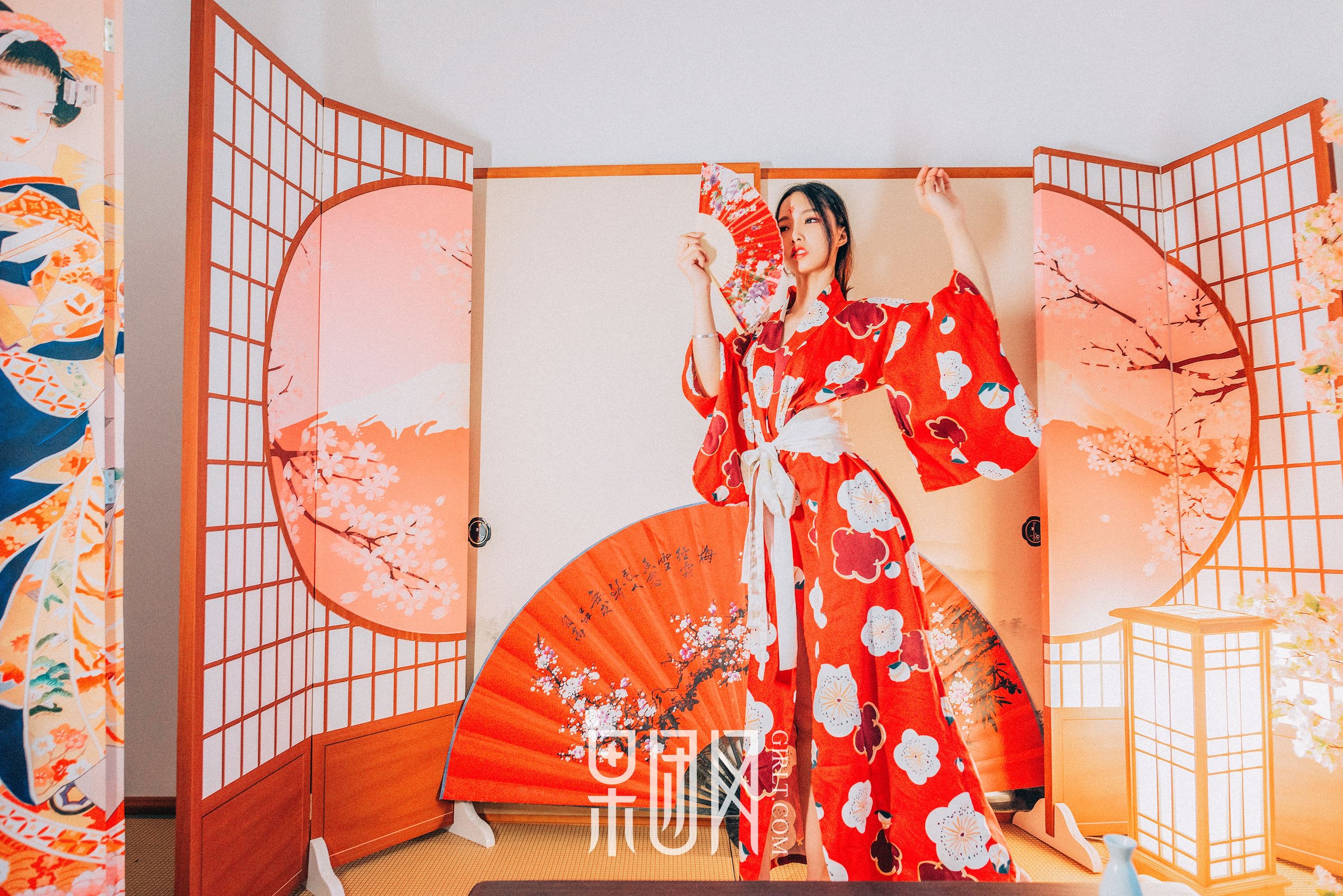 霓虹深处歌舞妓媚眼如丝  No.065-图0