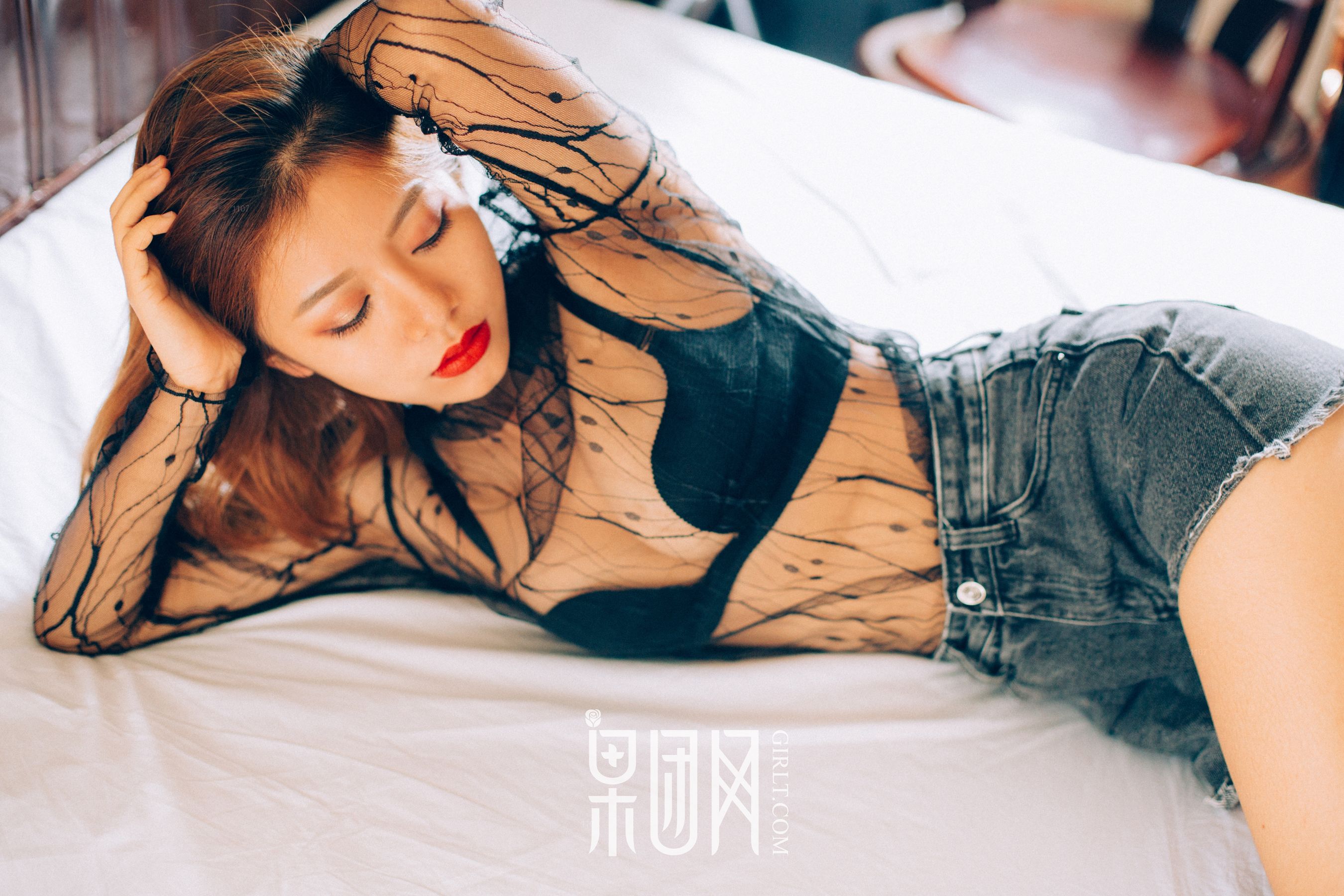 性感少女酥胸翘臀黑丝撩人  No.068-图8
