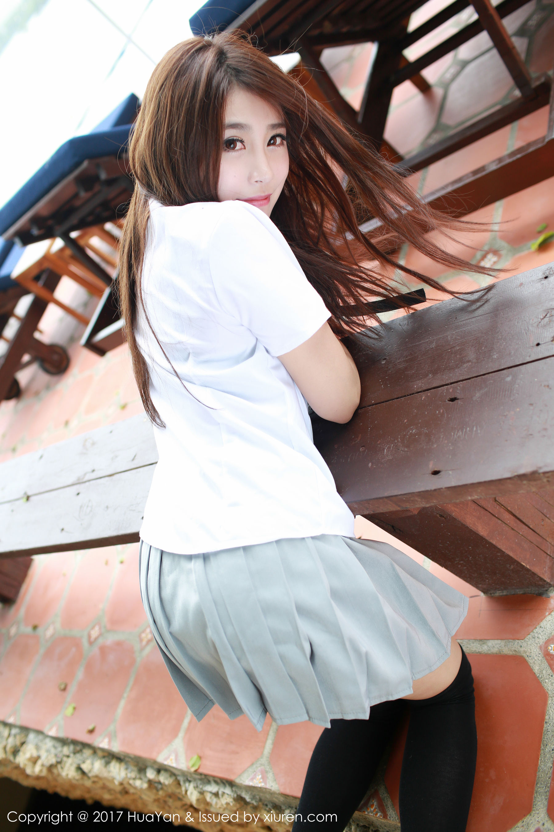 许诺Sabrina《粉嫩和服+校服系列》  Vol.019-图36