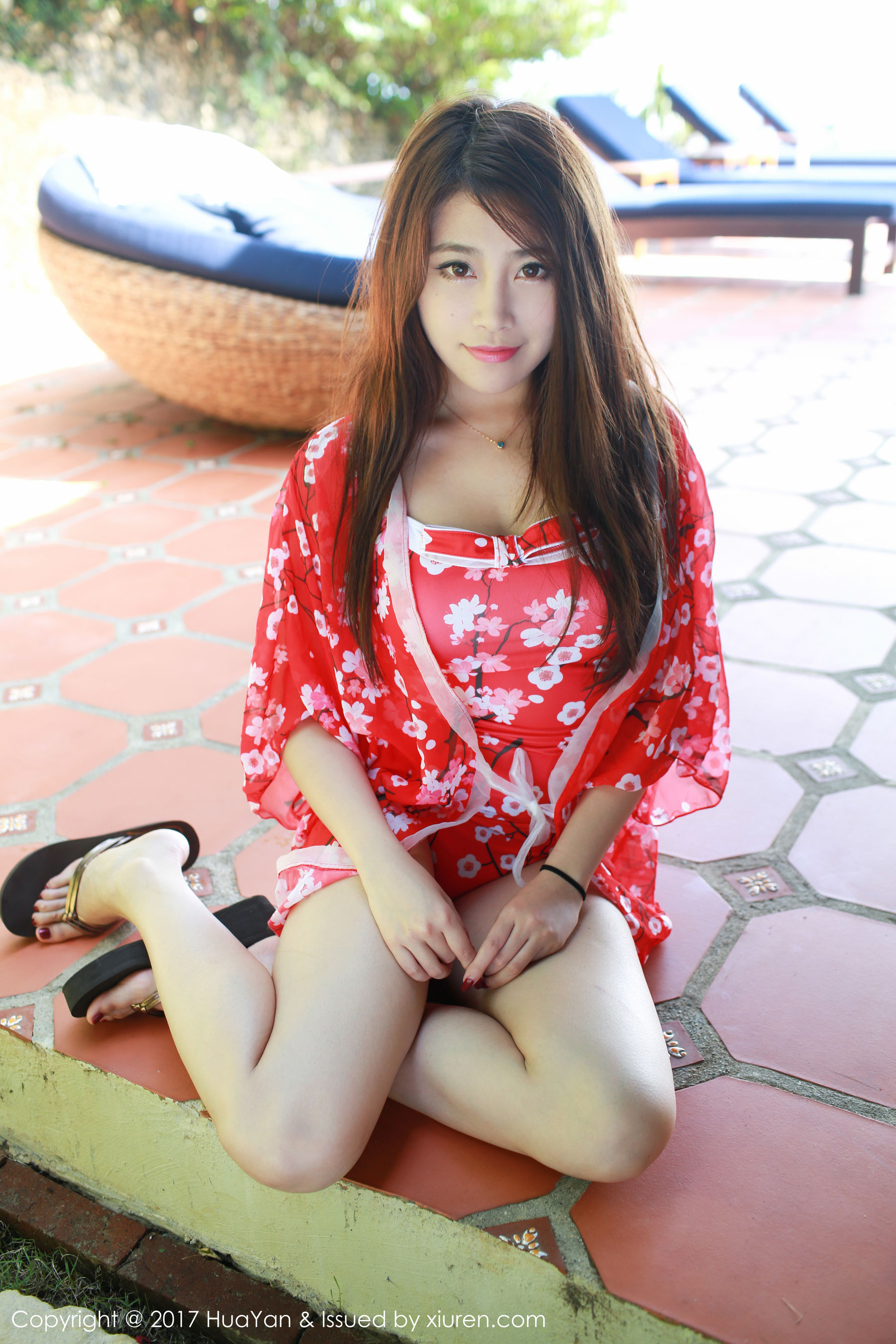 许诺Sabrina《粉嫩和服+校服系列》  Vol.019-图4
