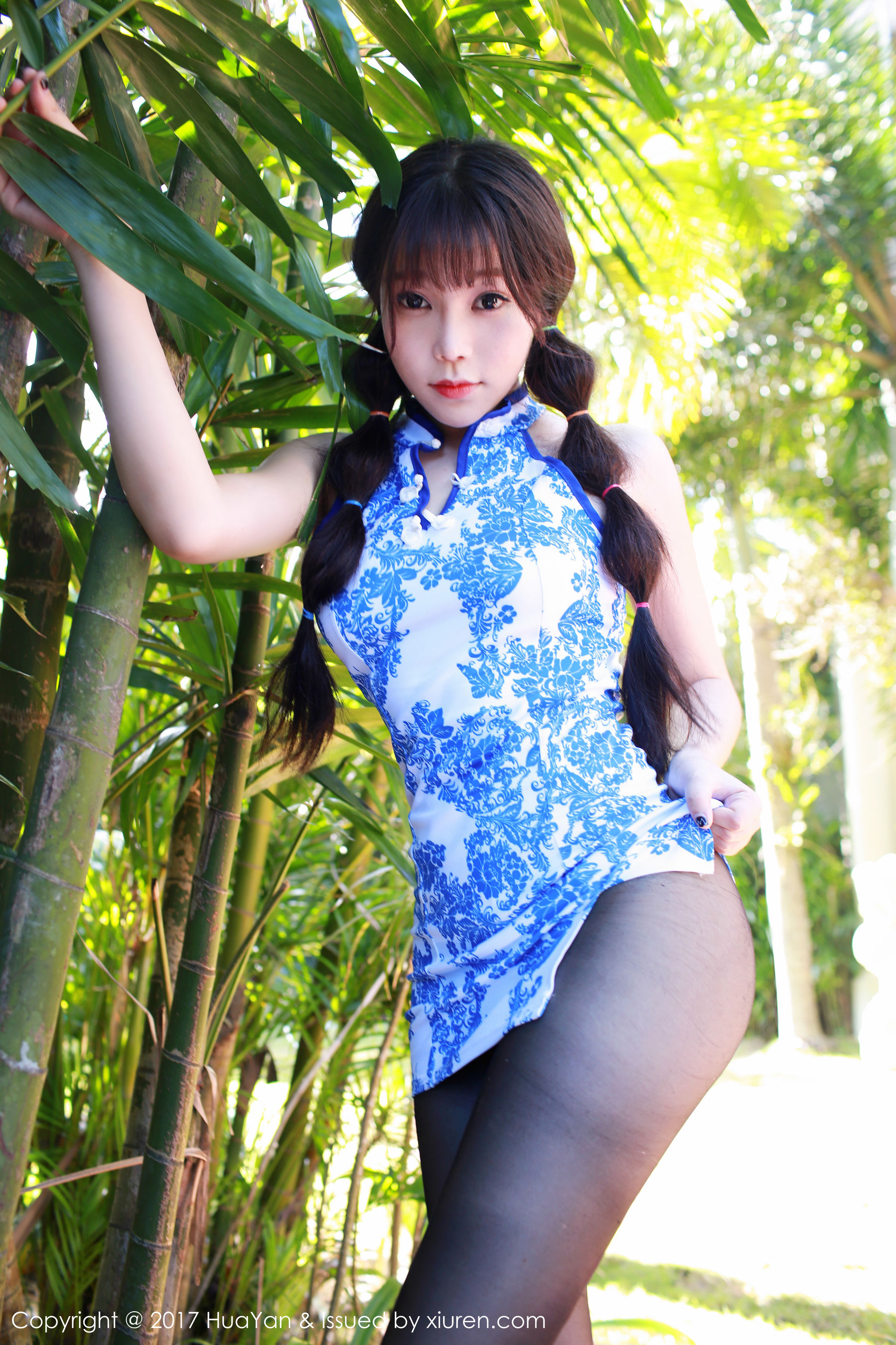 芝芝Booty《旗袍+黑丝》  VOL.026-图23