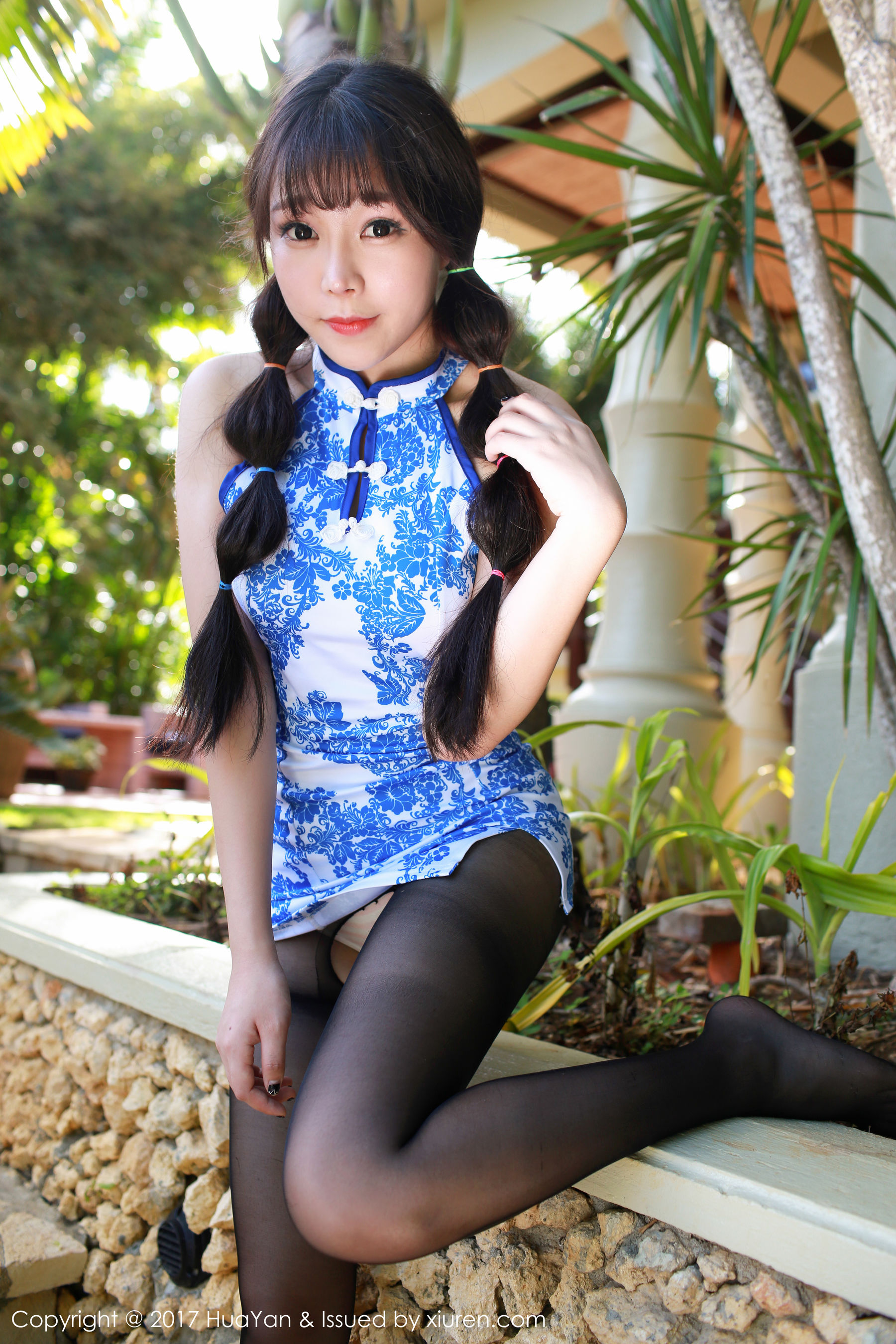 芝芝Booty《旗袍+黑丝》  VOL.026-图2