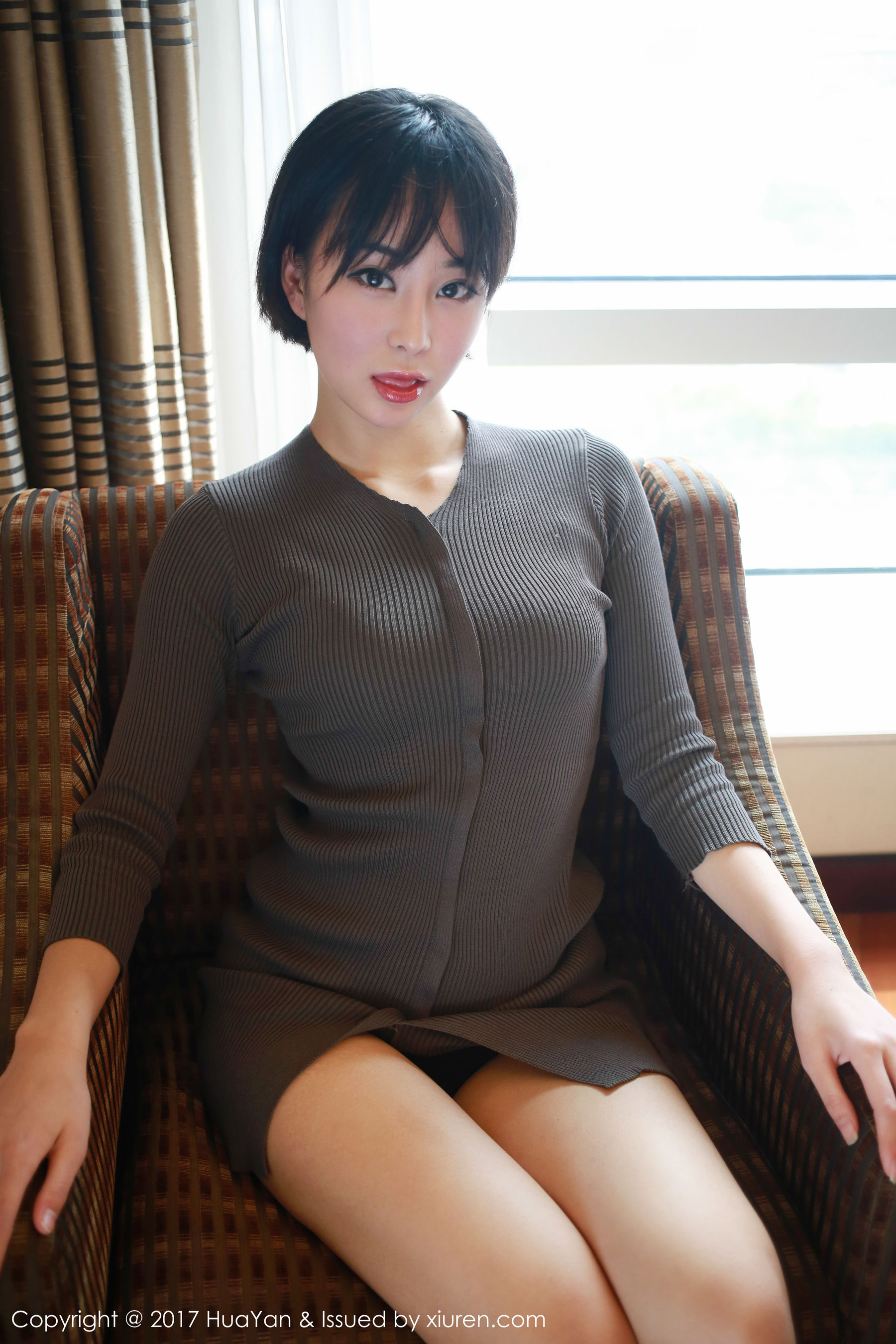 清新短发新人@艺蕾  VOL.035-图16