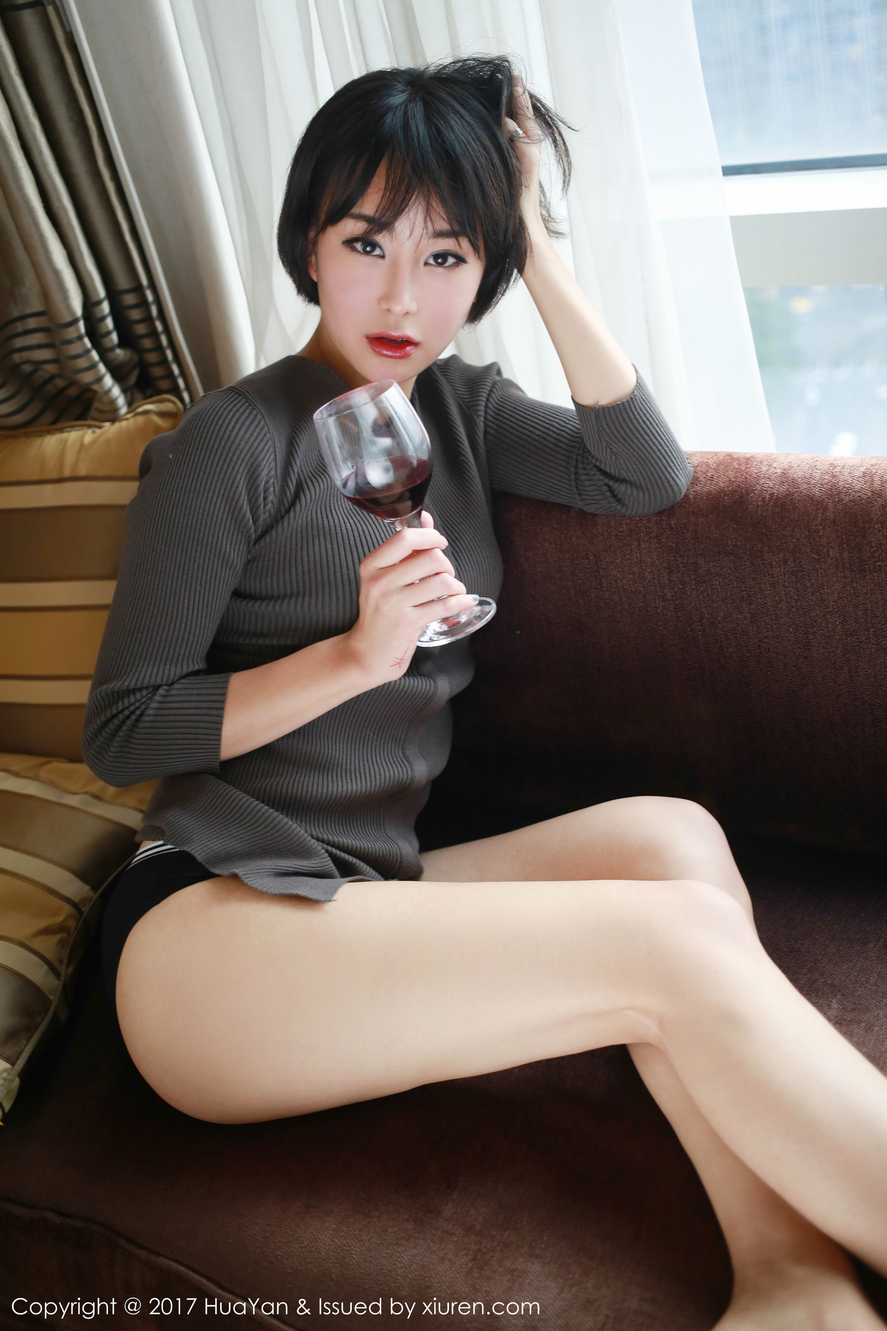 清新短发新人@艺蕾  VOL.035-图42