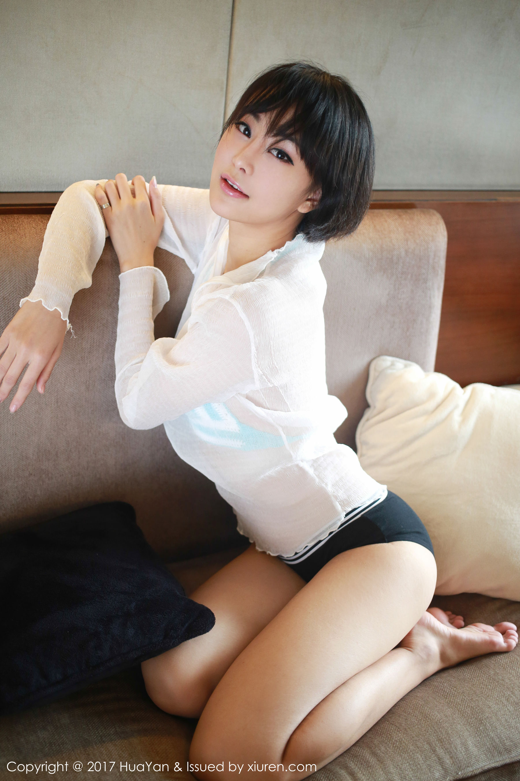 清新短发新人@艺蕾  VOL.035-图5