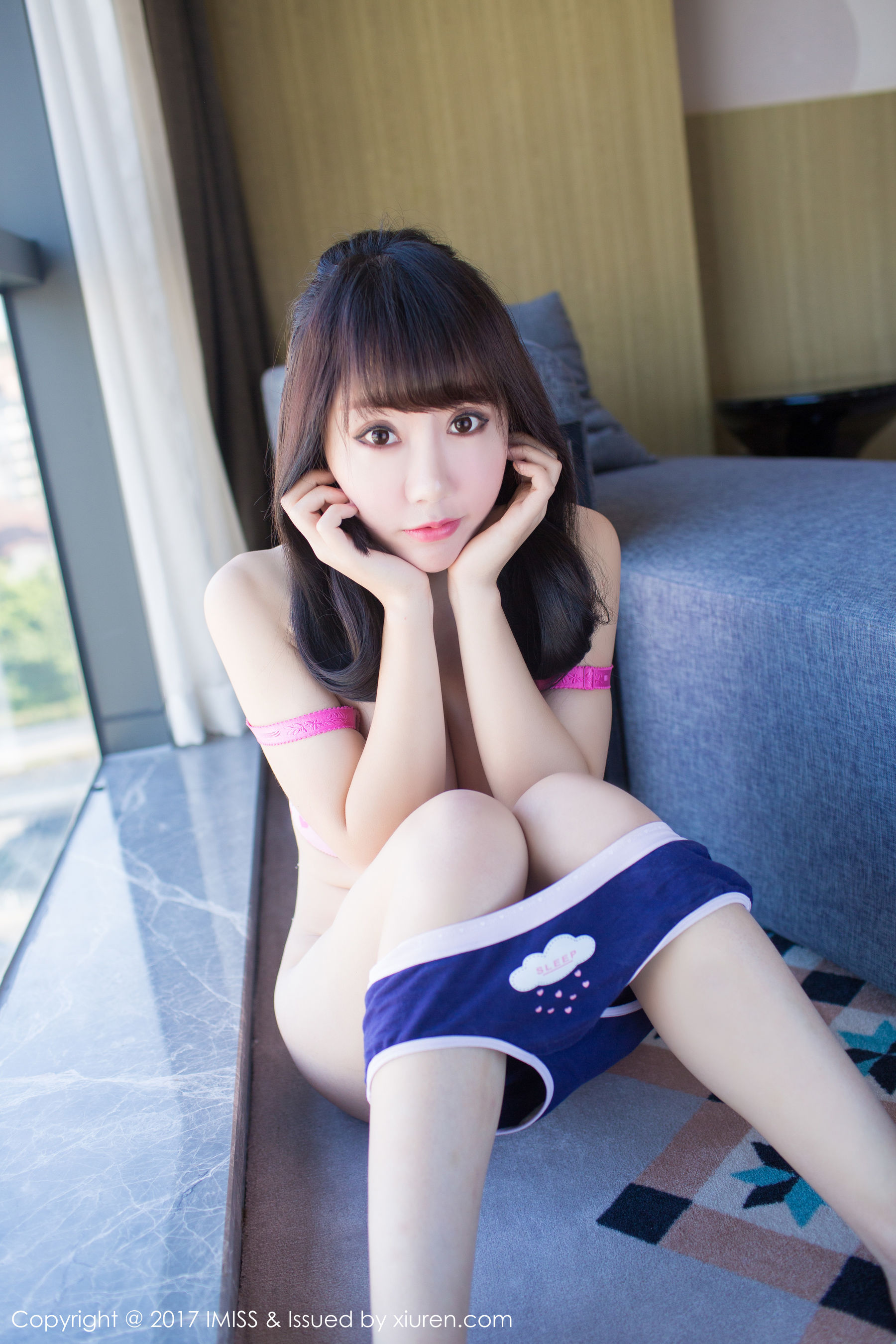 夏笑笑Summer《黑丝豹纹兔女郎+粉嫩内衣》  Vol.145-图67